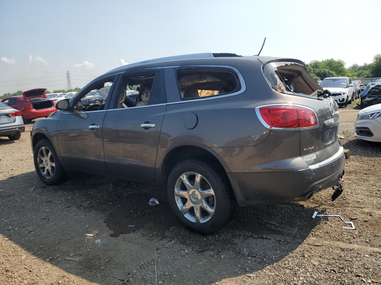 2010 Buick Enclave Cxl Brown vin: 5GALRCED9AJ116097