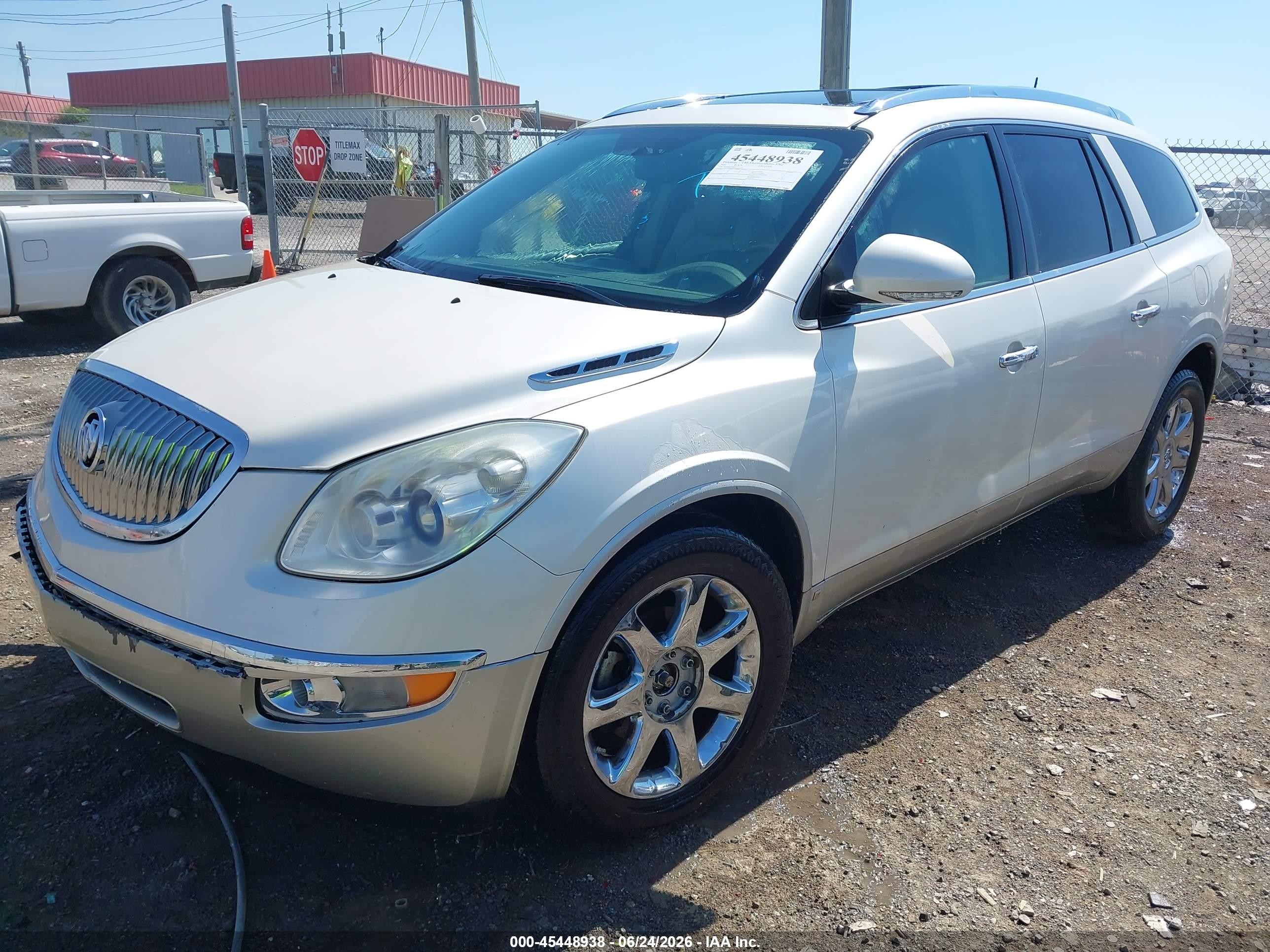 2010 Buick Enclave 2xl White vin: 5GALRCED9AJ159905