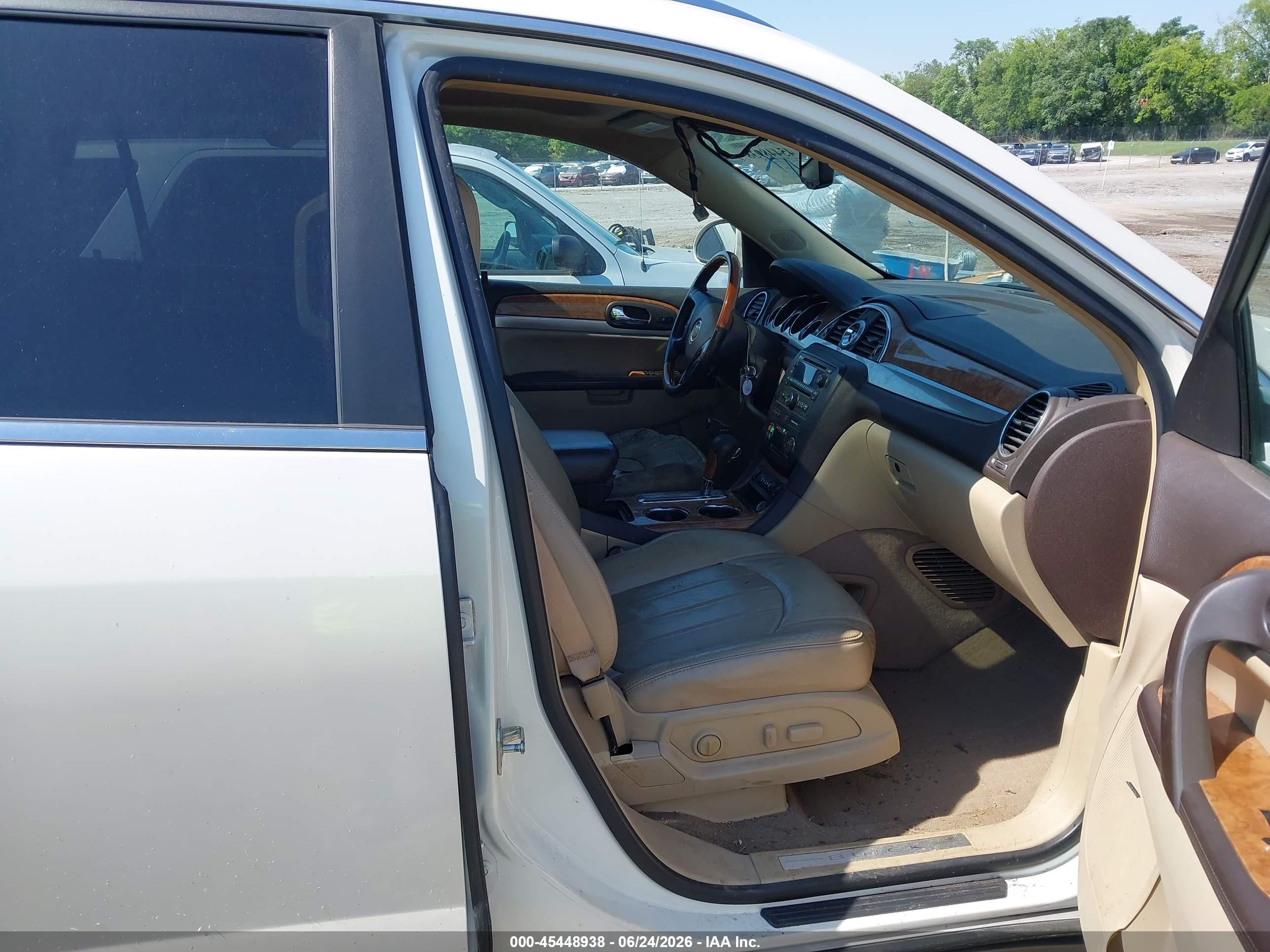 2010 Buick Enclave 2xl White vin: 5GALRCED9AJ159905