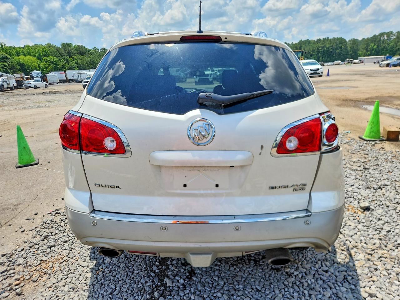 2010 Buick Enclave Cxl Белый vin: 5GALRCED9AJ232321