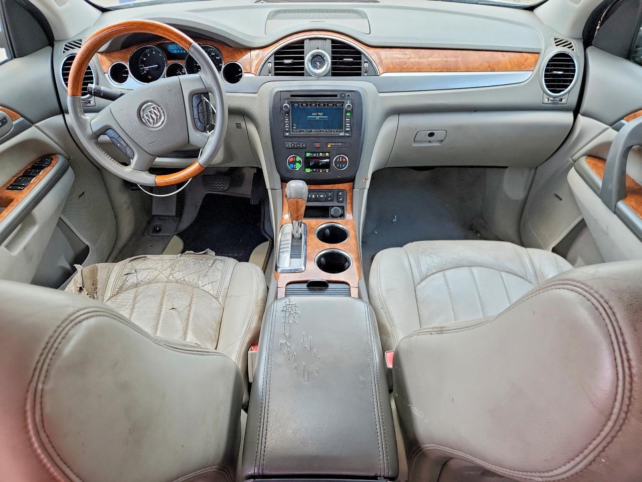 2010 Buick Enclave Cxl Белый vin: 5GALRCED9AJ232321