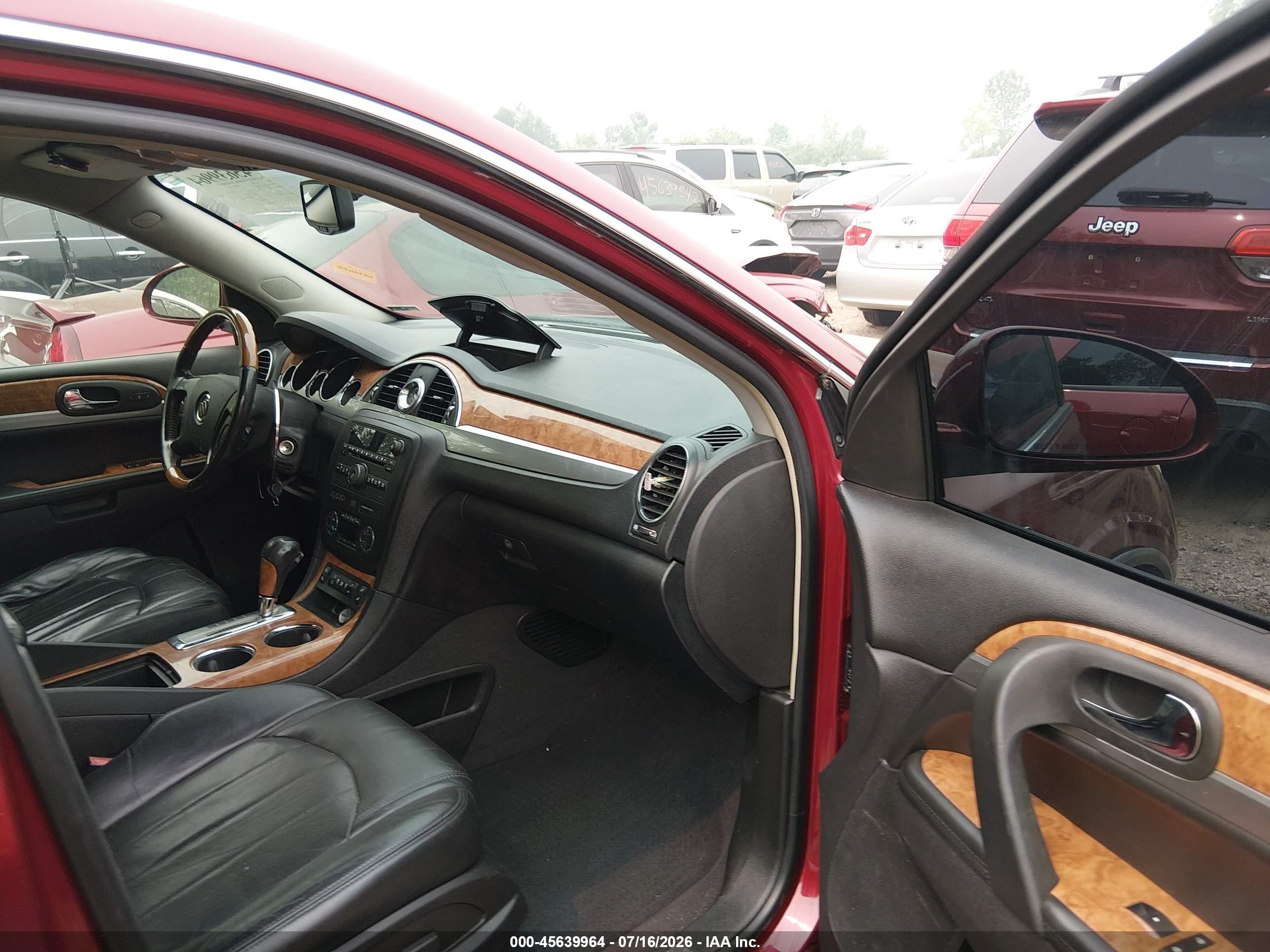 2010 Buick Enclave 1xl Red vin: 5GALVBED1AJ130792
