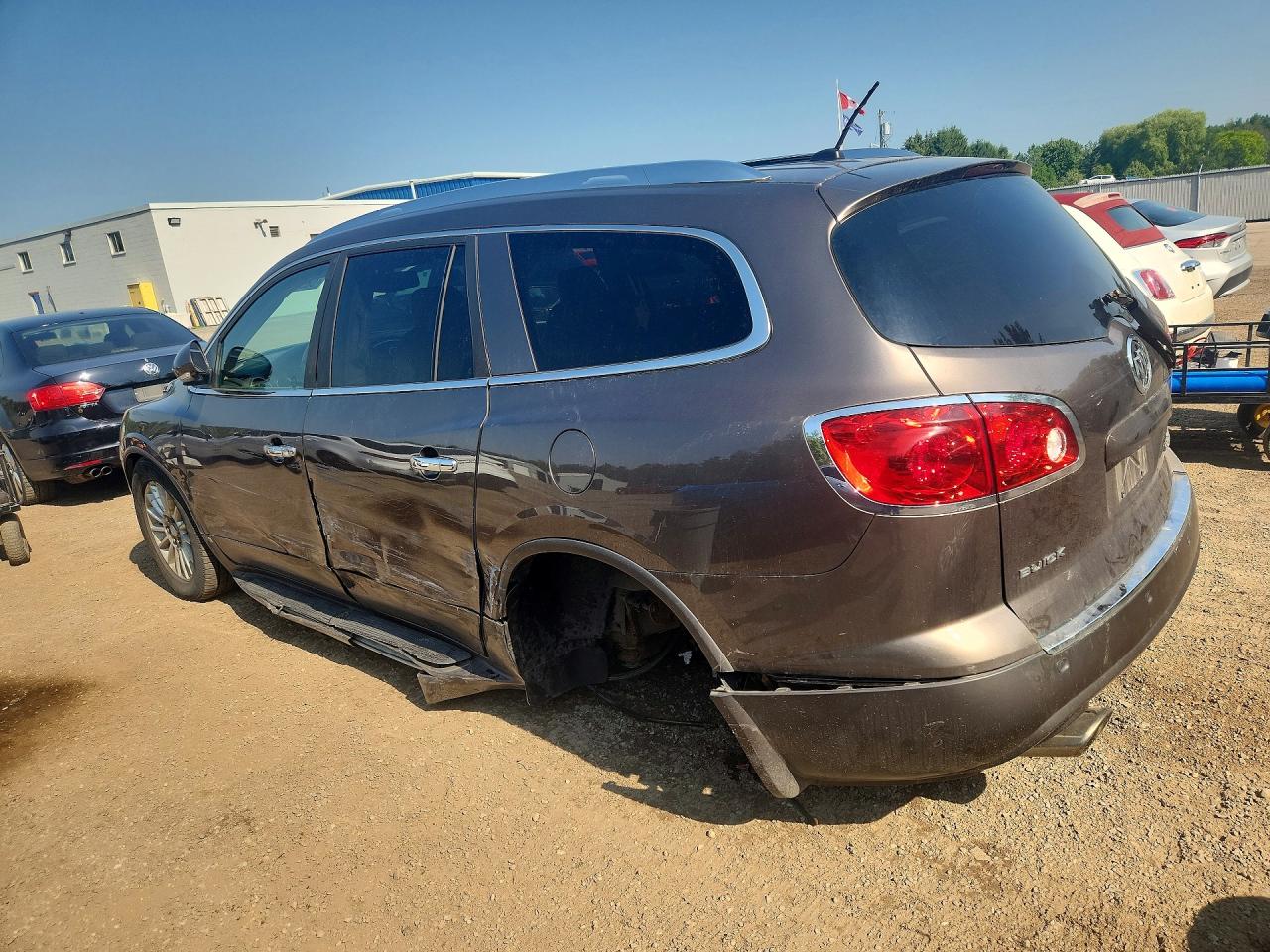 2010 Buick Enclave Cxl Brown vin: 5GALVBED1AJ187946