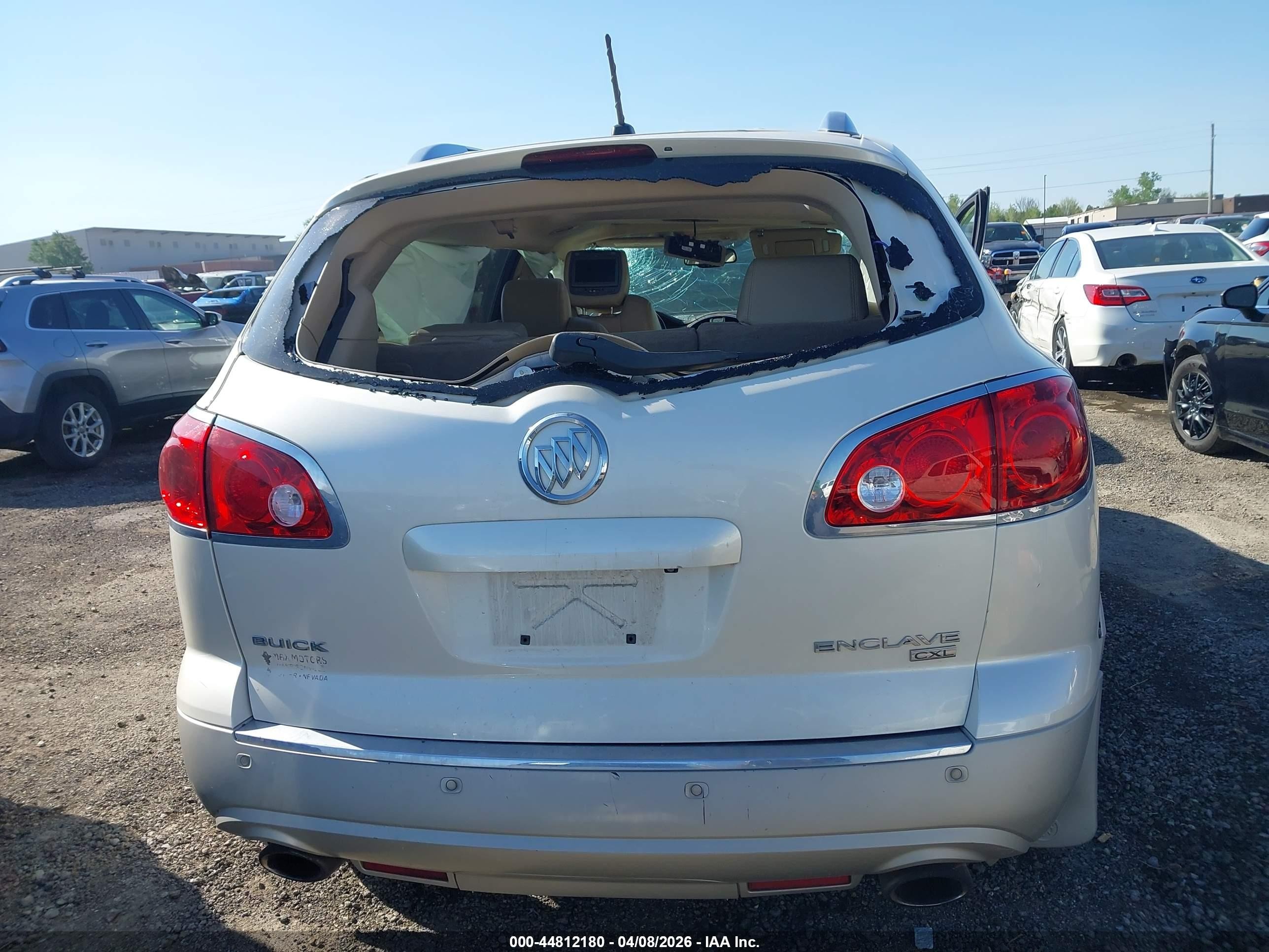2010 Buick Enclave 1xl Cream vin: 5GALVBED2AJ137122