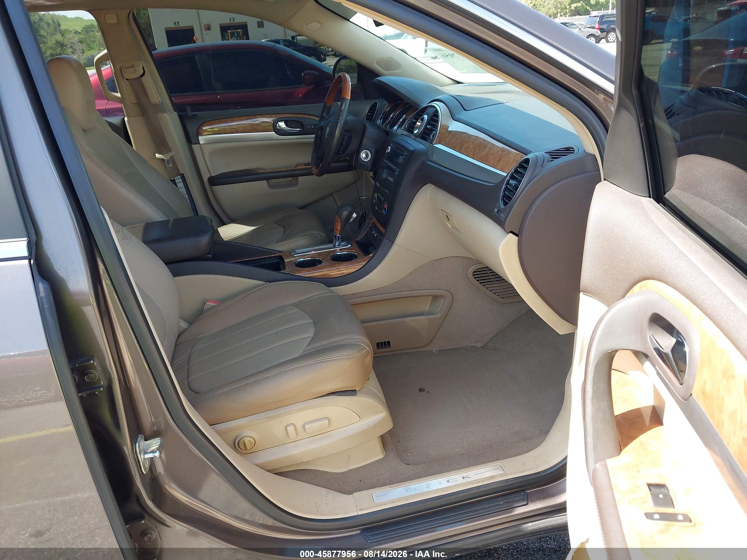 2010 Buick Enclave 1xl Brown vin: 5GALVBED2AJ169312