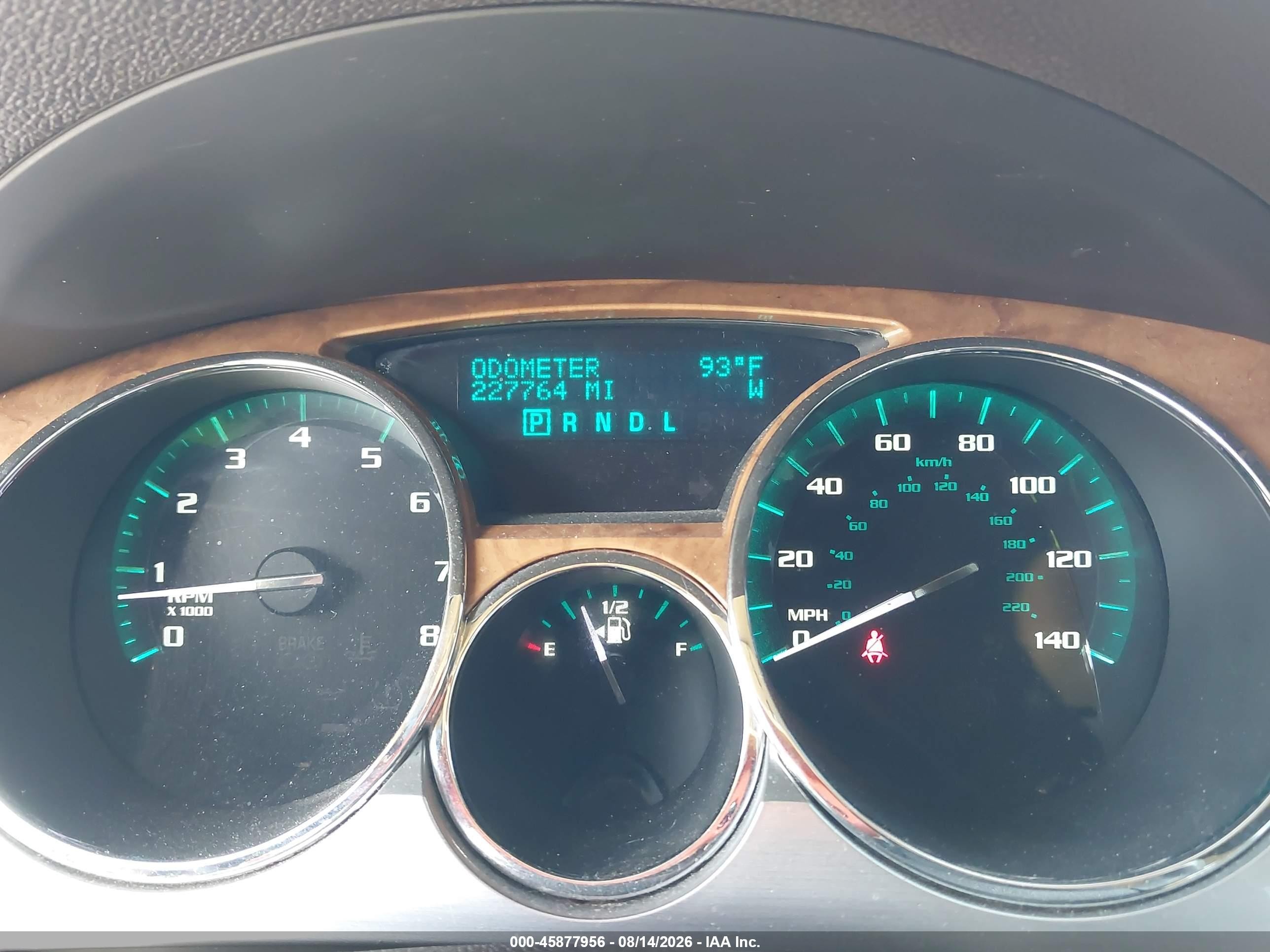 2010 Buick Enclave 1xl Brown vin: 5GALVBED2AJ169312