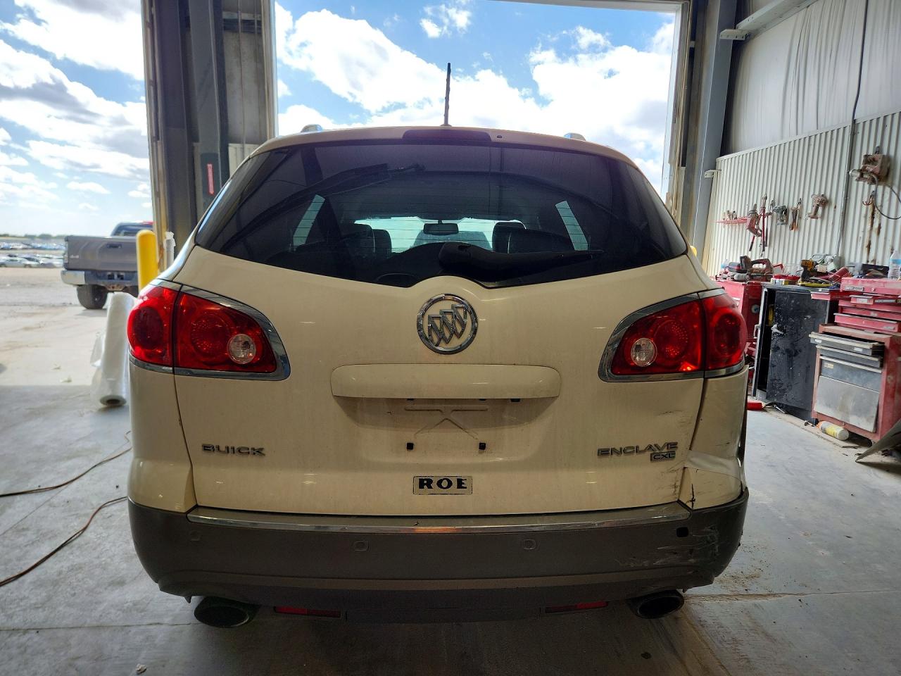 2010 Buick Enclave Cxl White vin: 5GALVBED2AJ181380