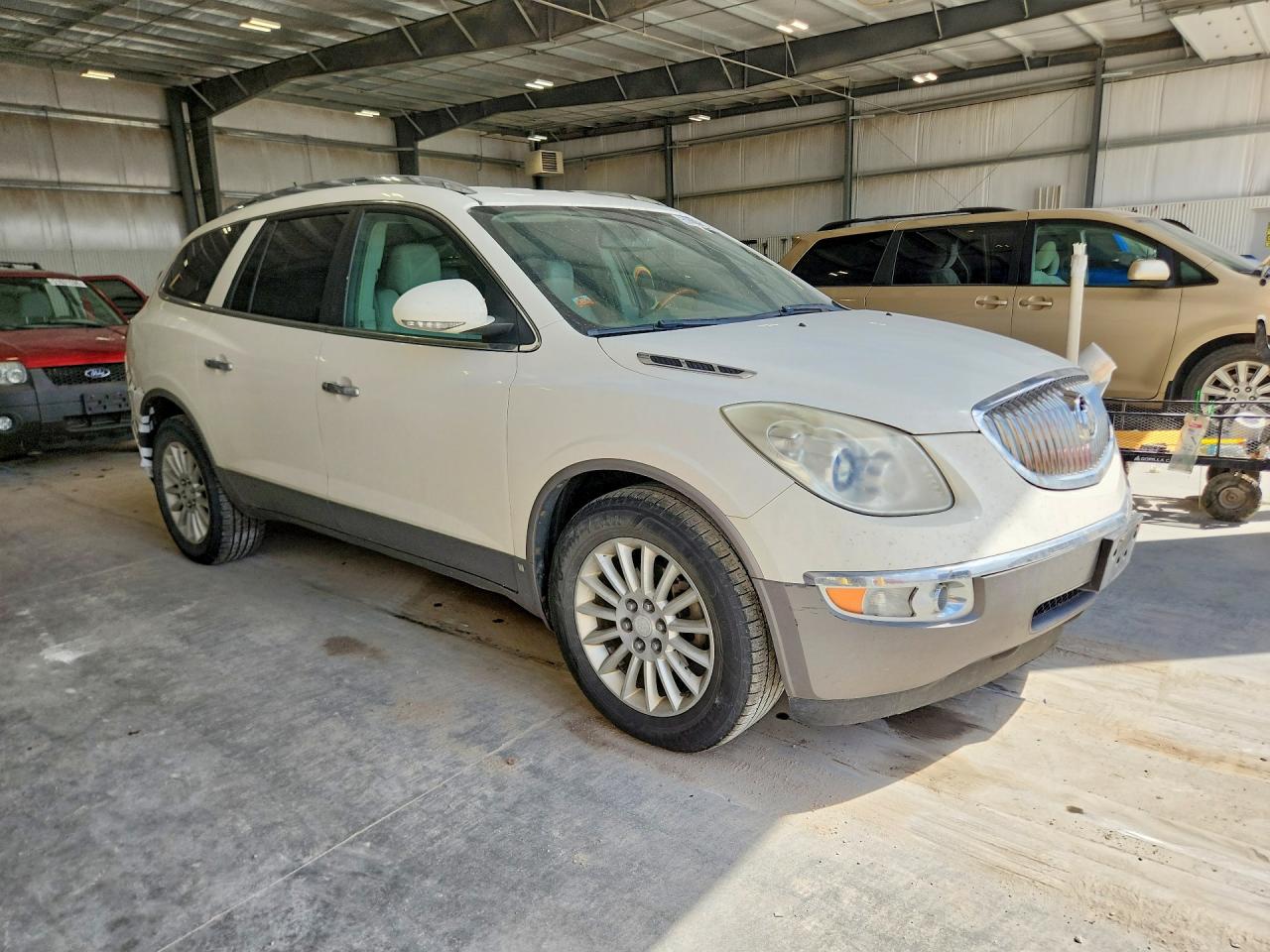 2010 Buick Enclave Cxl White vin: 5GALVBED2AJ181380