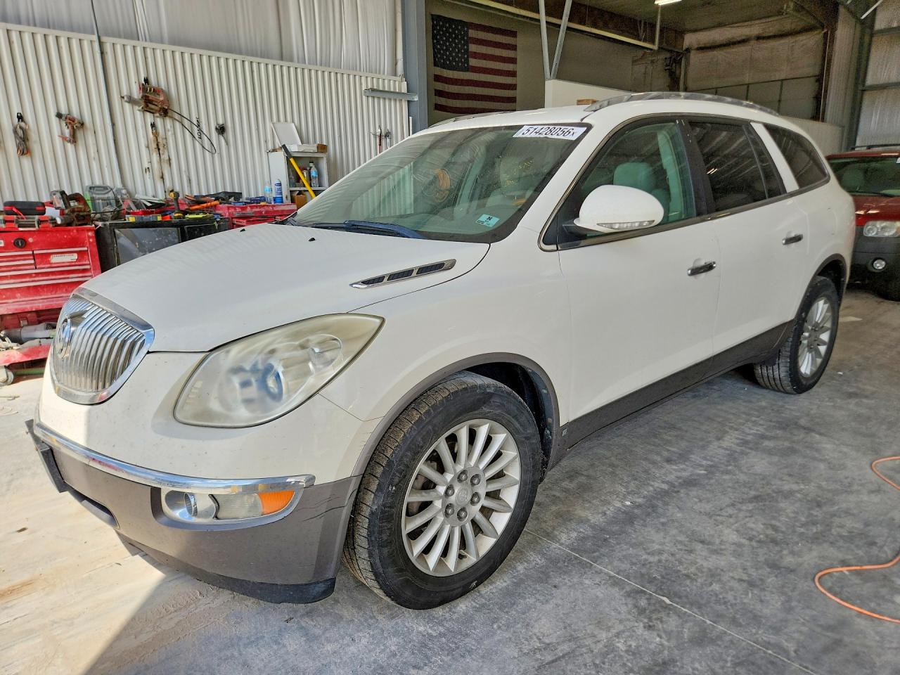 2010 Buick Enclave Cxl White vin: 5GALVBED2AJ181380