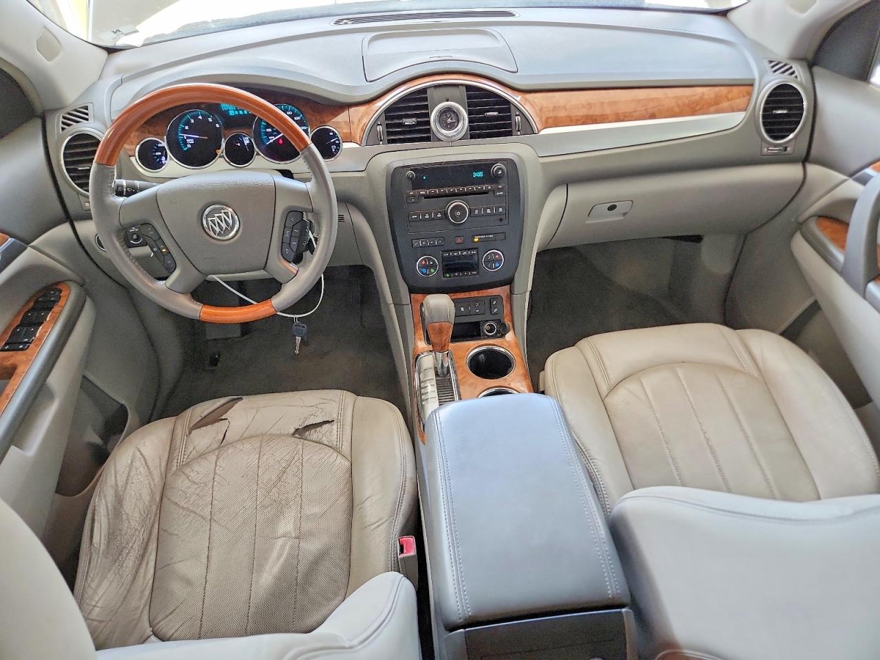 2010 Buick Enclave Cxl White vin: 5GALVBED2AJ181380