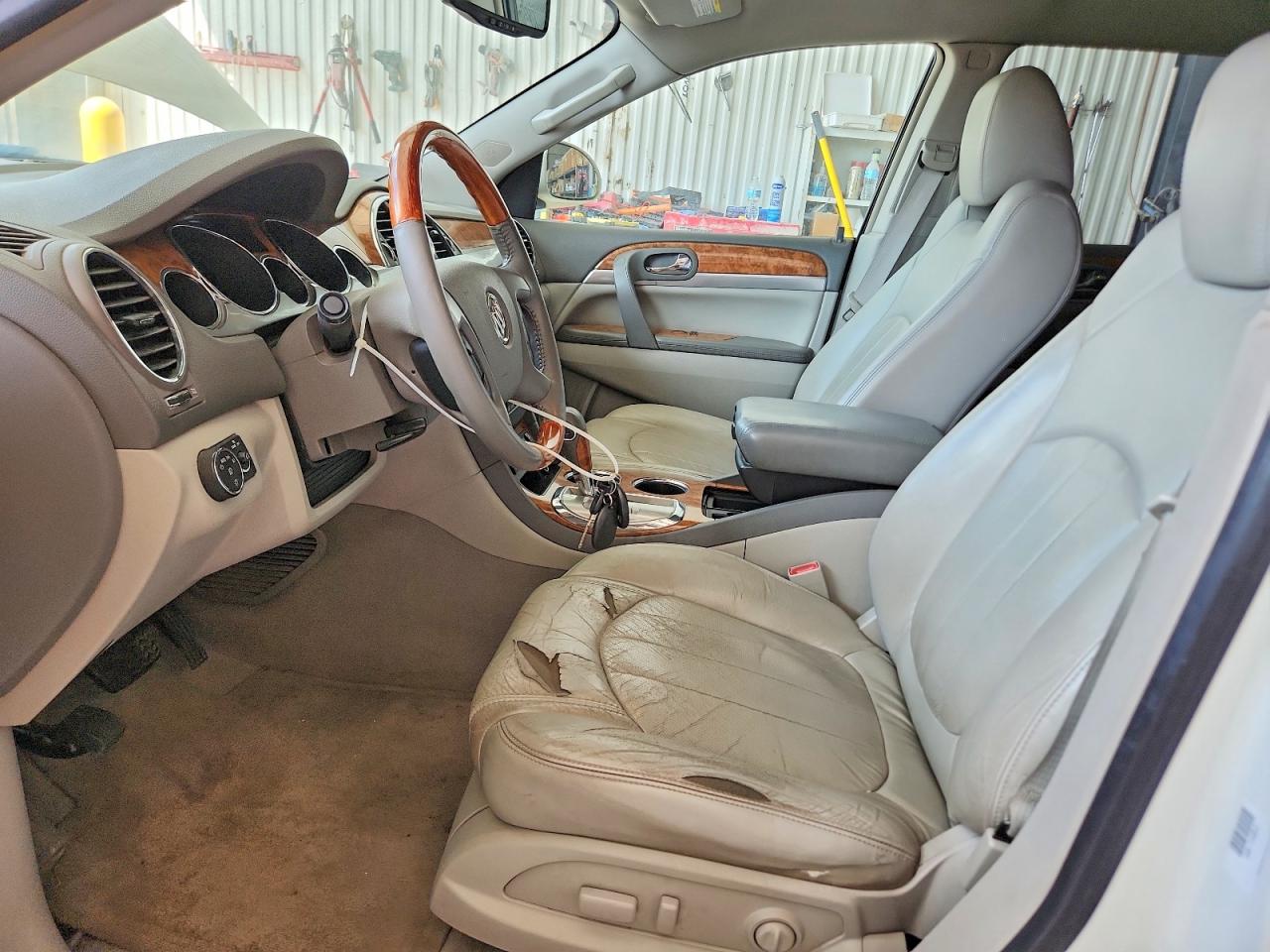 2010 Buick Enclave Cxl White vin: 5GALVBED2AJ181380
