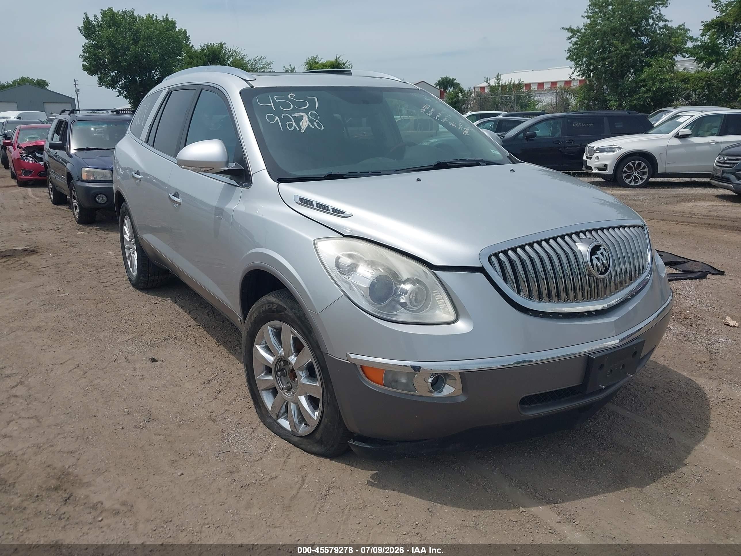 2010 Buick Enclave 1xl Silver vin: 5GALVBED3AJ128607