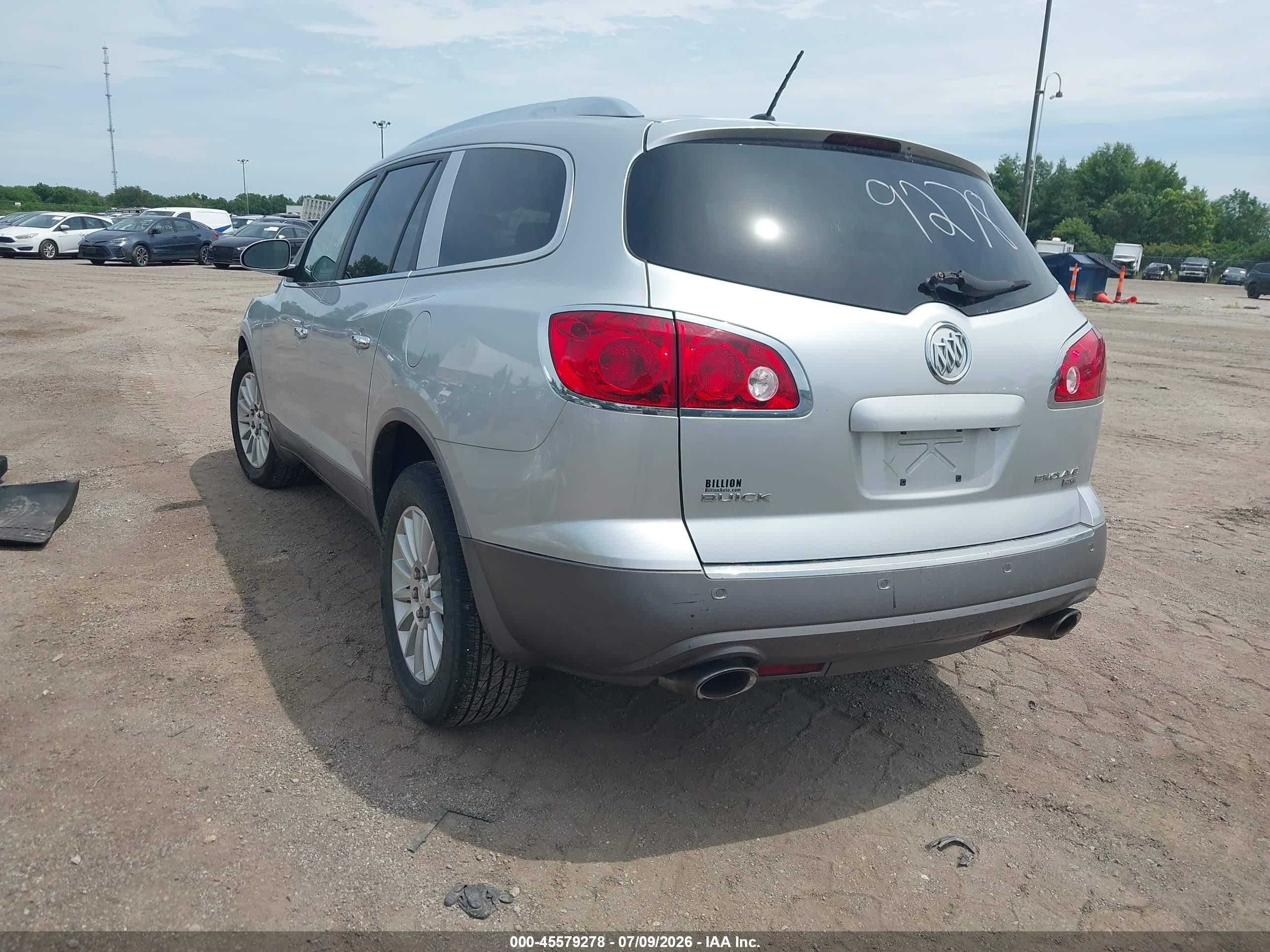 2010 Buick Enclave 1xl Silver vin: 5GALVBED3AJ128607