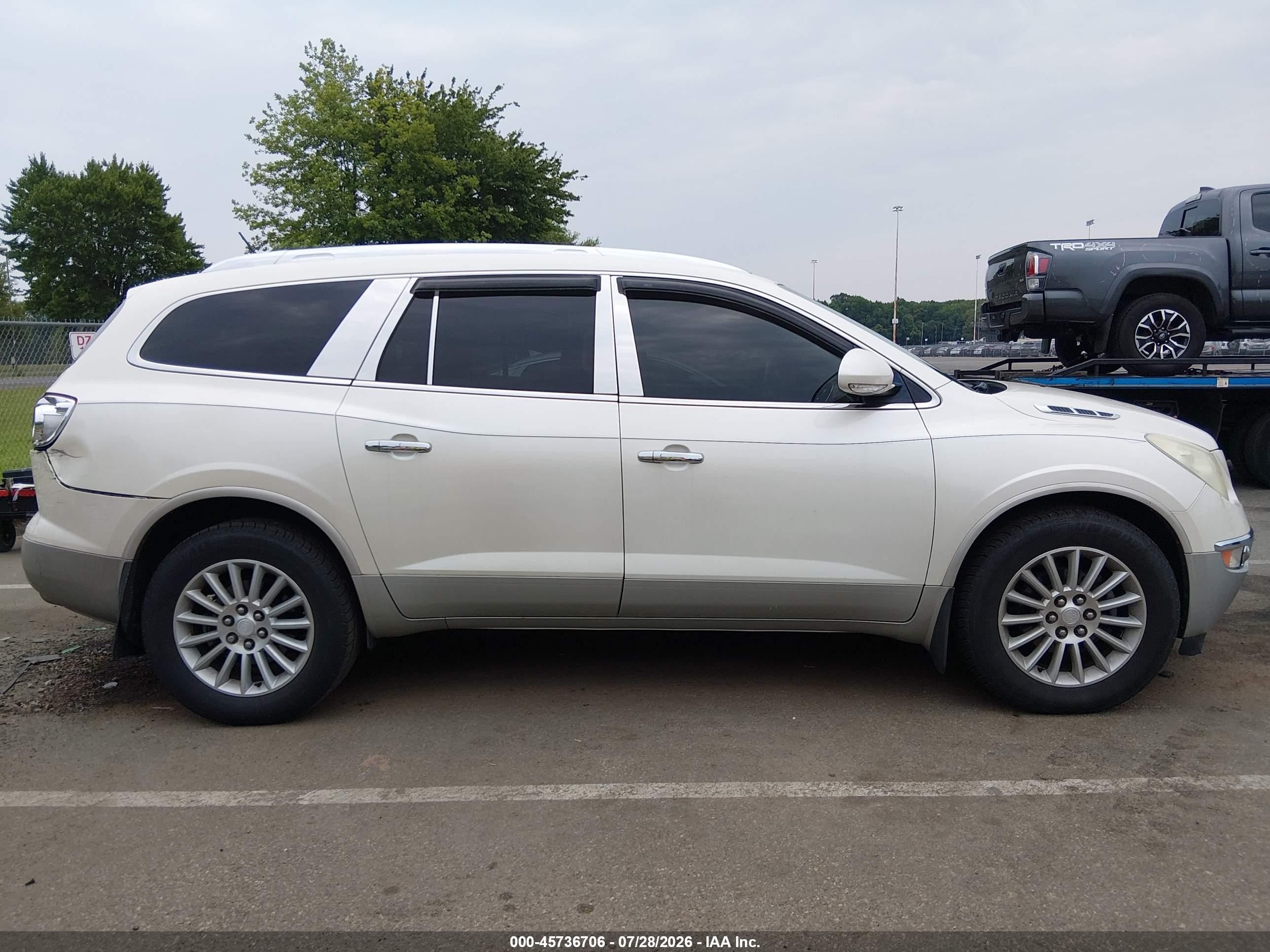 2010 Buick Enclave 1xl White vin: 5GALVBED6AJ235943