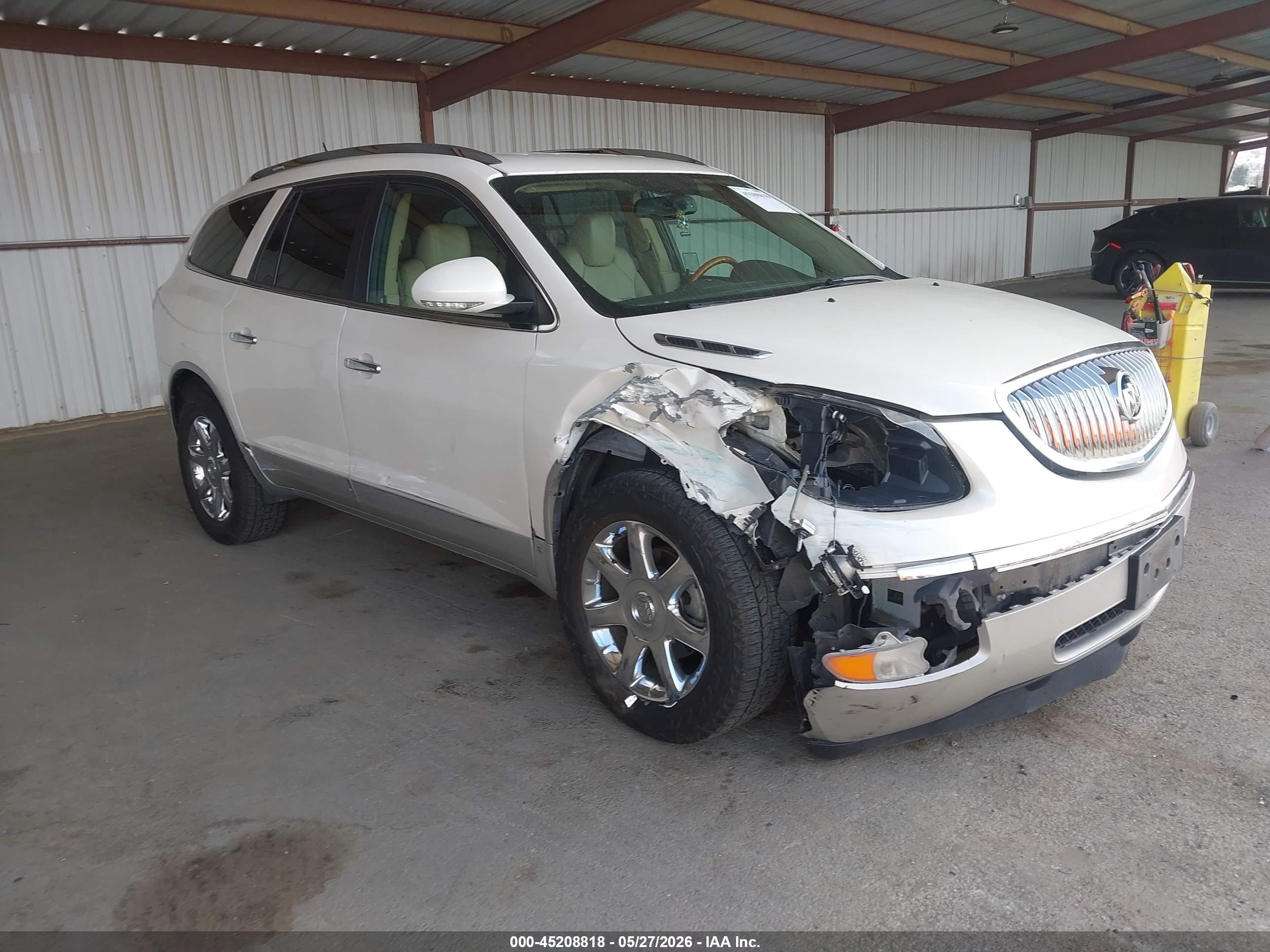 2010 Buick Enclave 1xl White vin: 5GALVBED7AJ216513