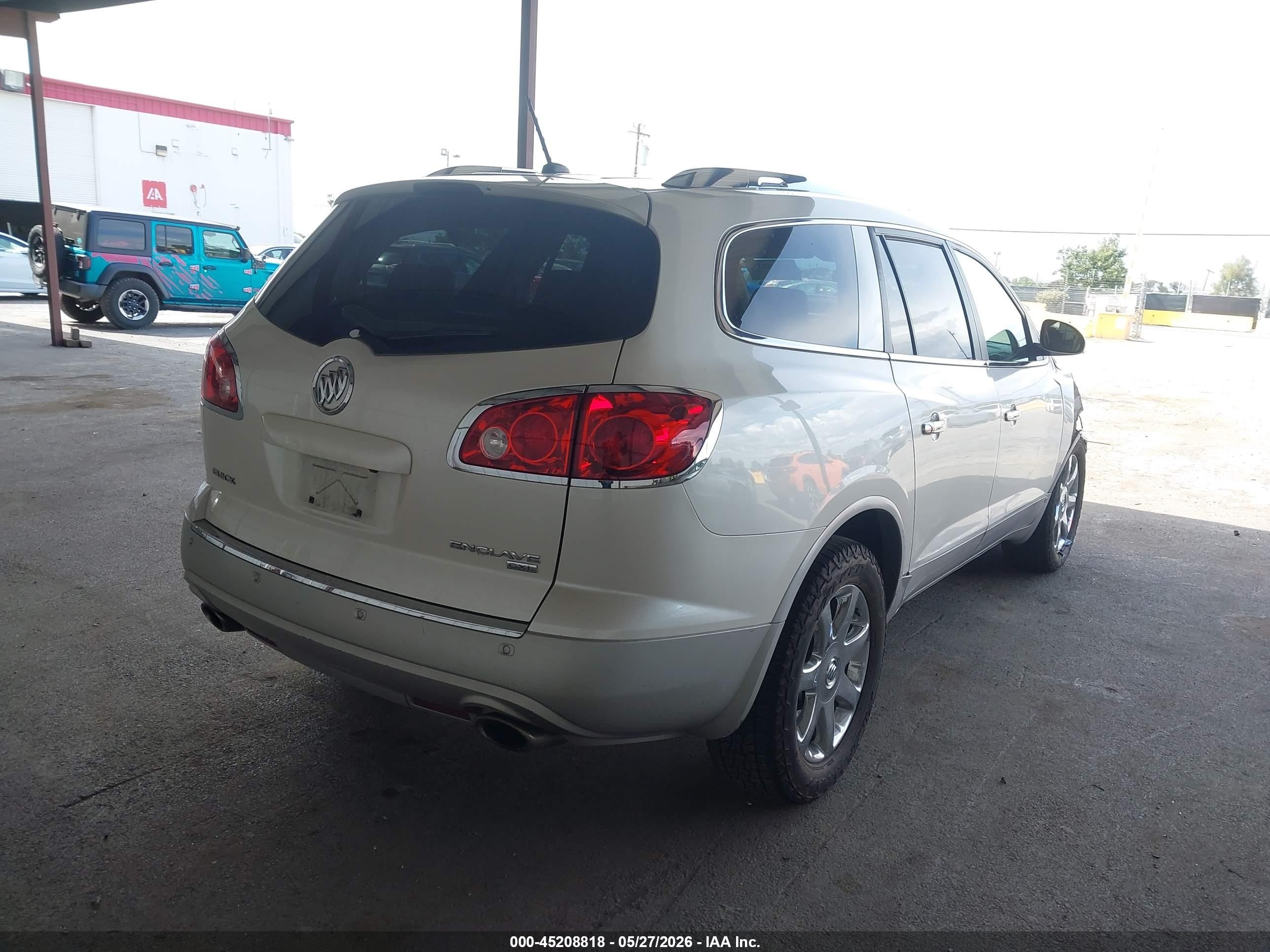 2010 Buick Enclave 1xl White vin: 5GALVBED7AJ216513