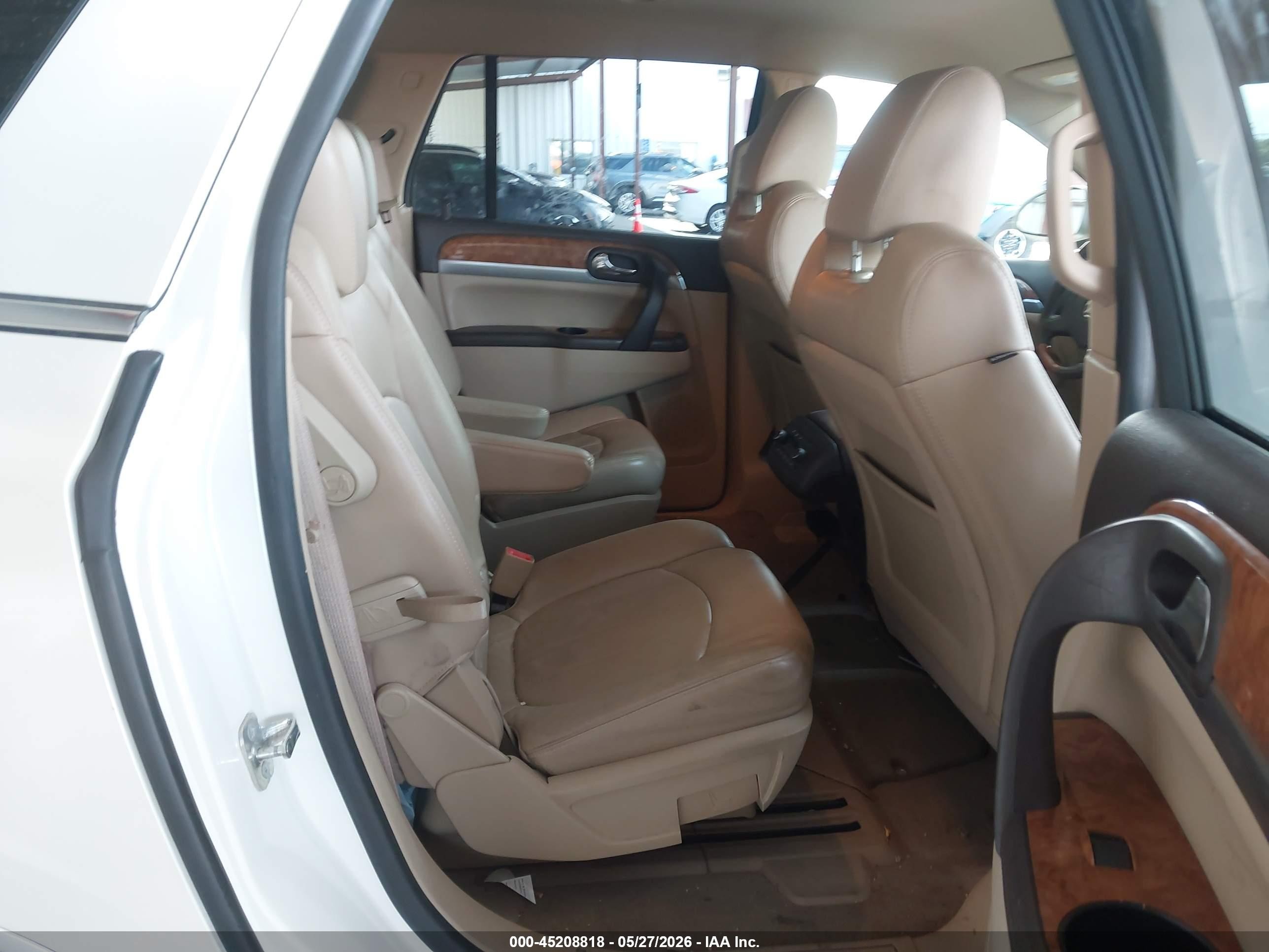 2010 Buick Enclave 1xl White vin: 5GALVBED7AJ216513