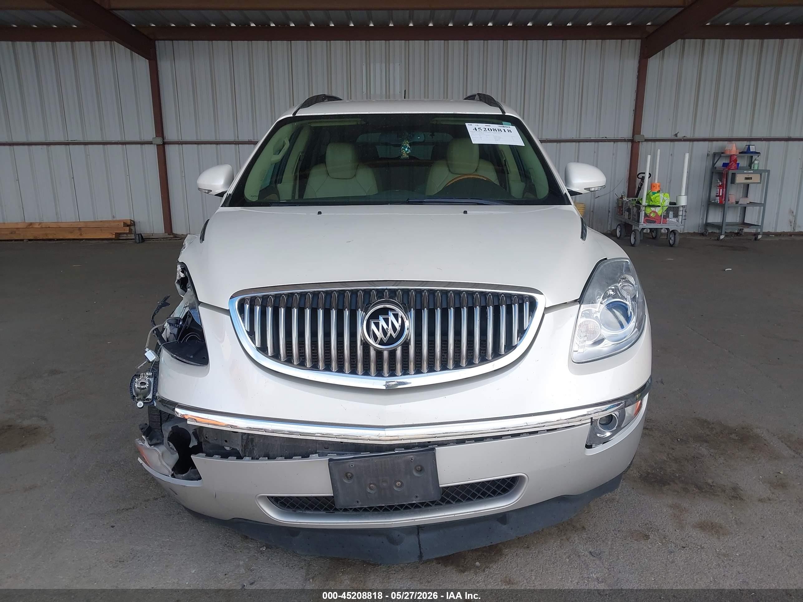 2010 Buick Enclave 1xl White vin: 5GALVBED7AJ216513