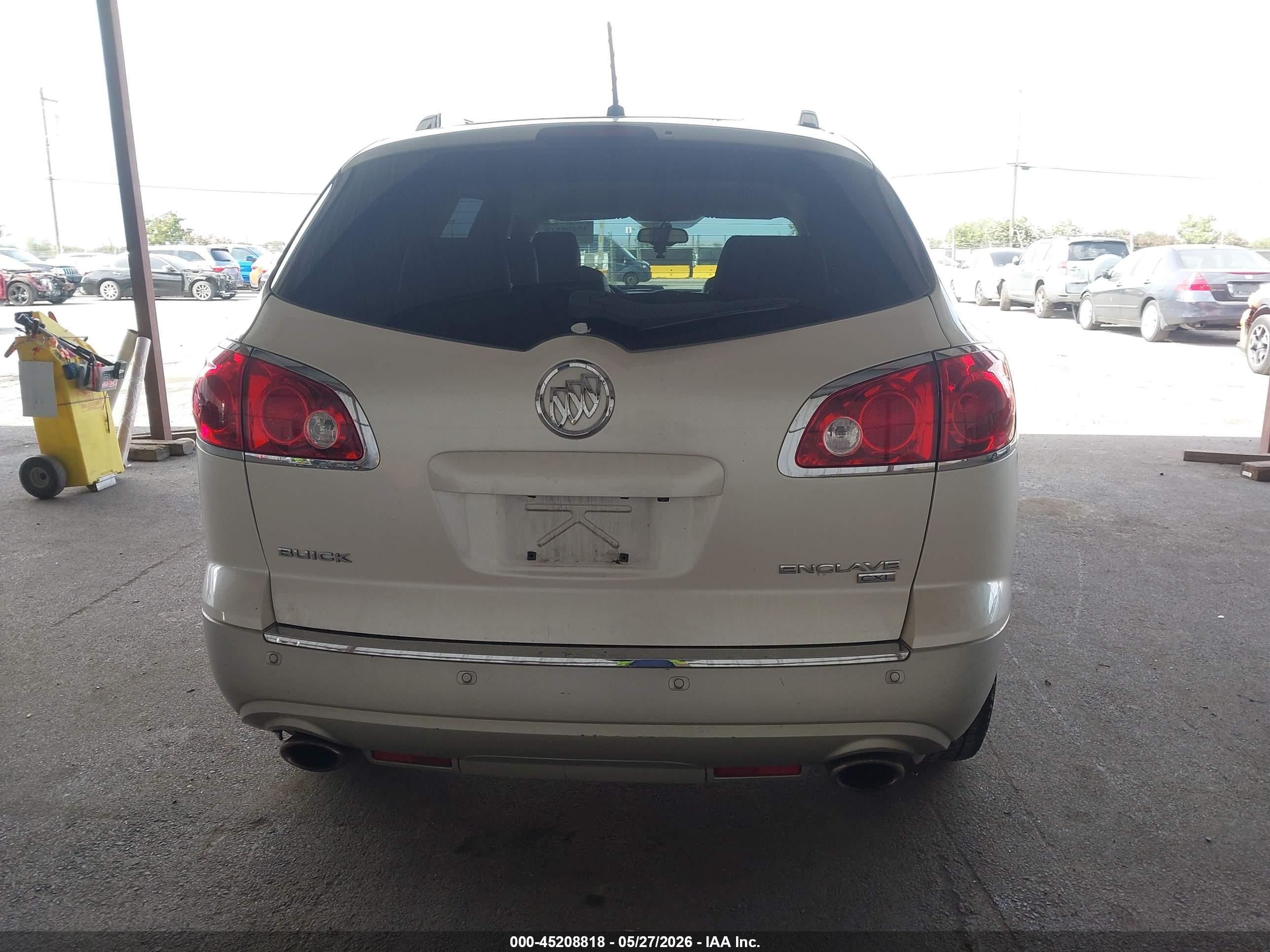 2010 Buick Enclave 1xl White vin: 5GALVBED7AJ216513