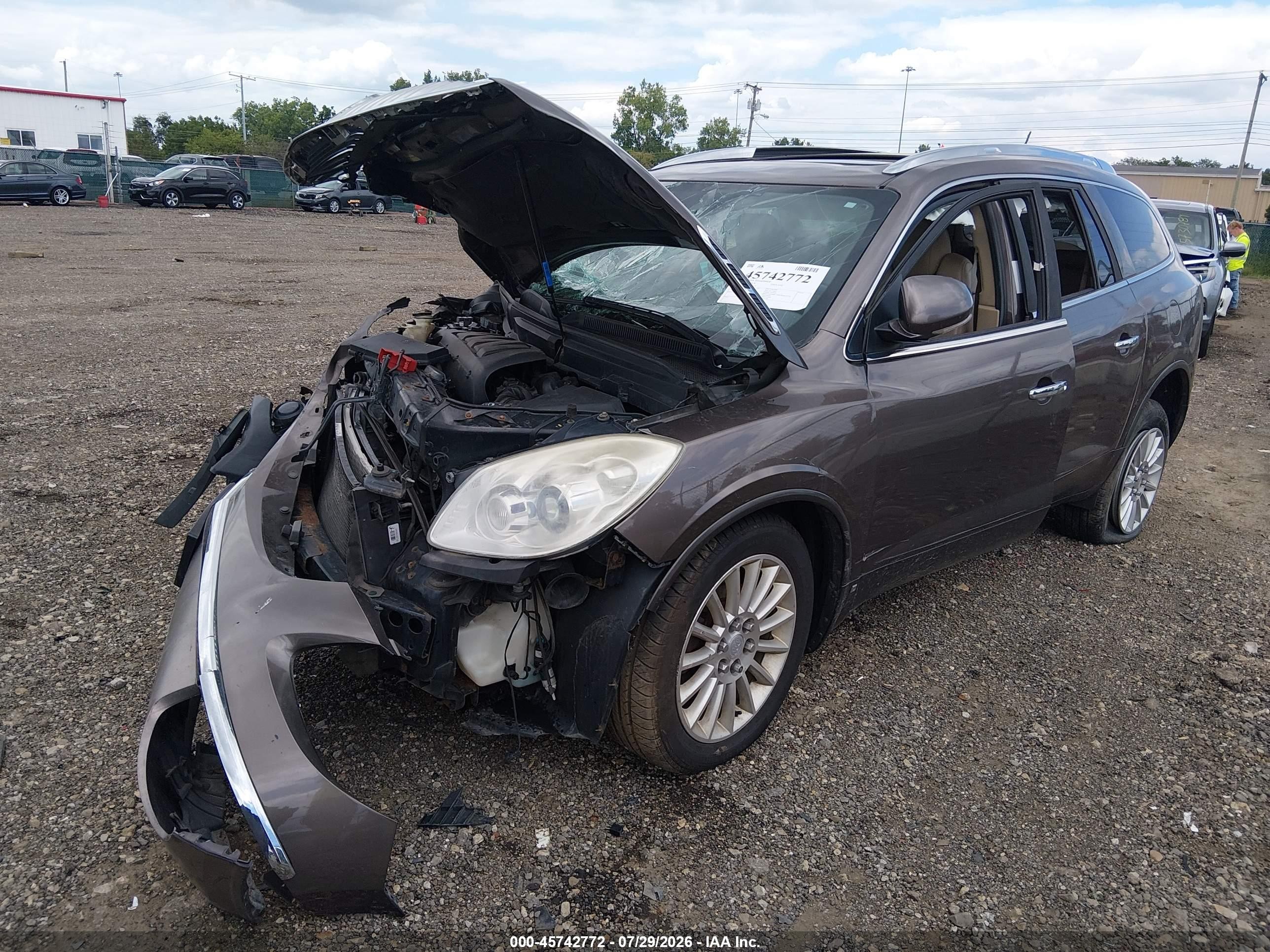 2010 Buick Enclave 1xl Brown vin: 5GALVBED8AJ221512