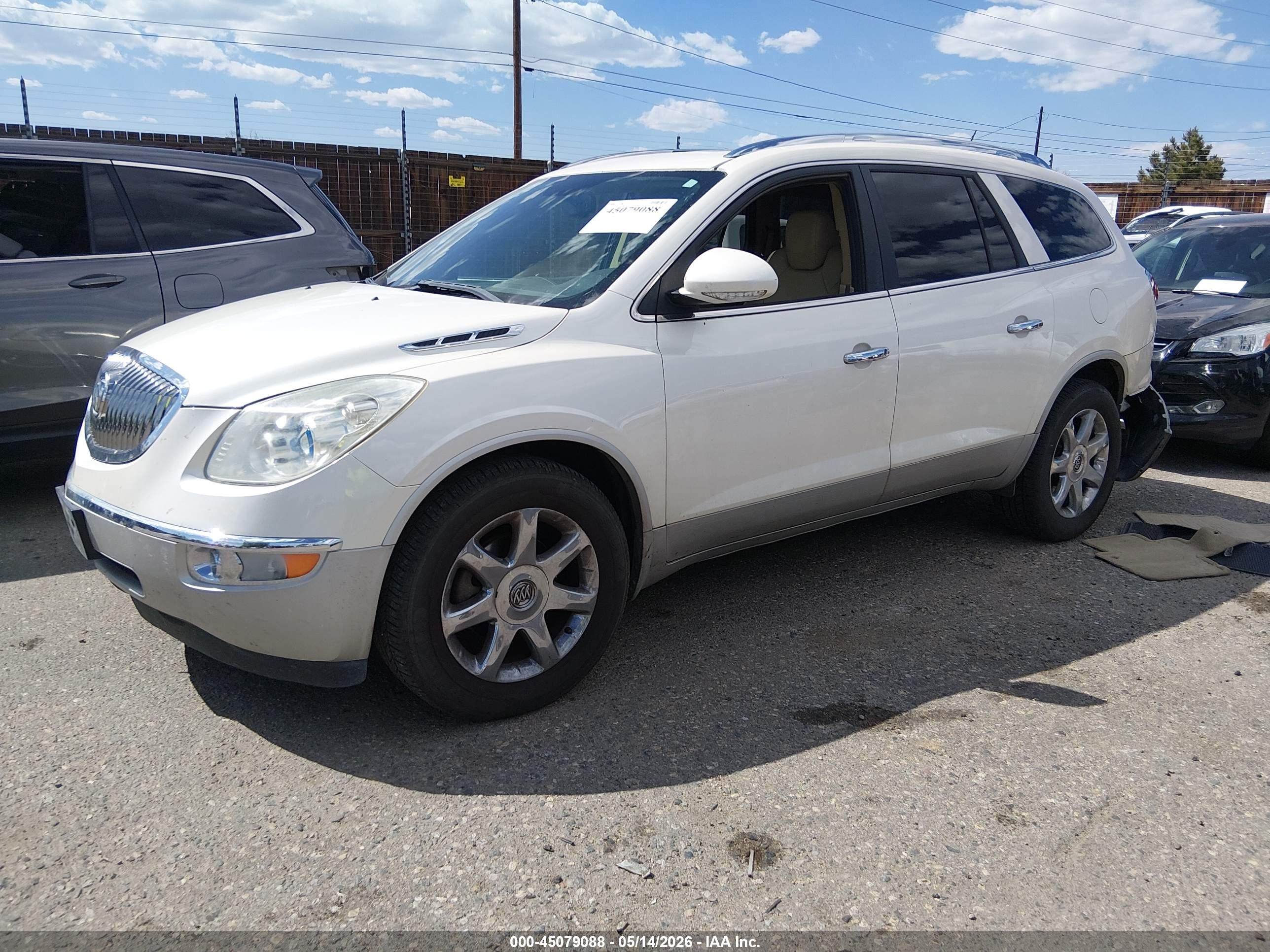 2010 Buick Enclave 1xl White vin: 5GALVBED8AJ254560