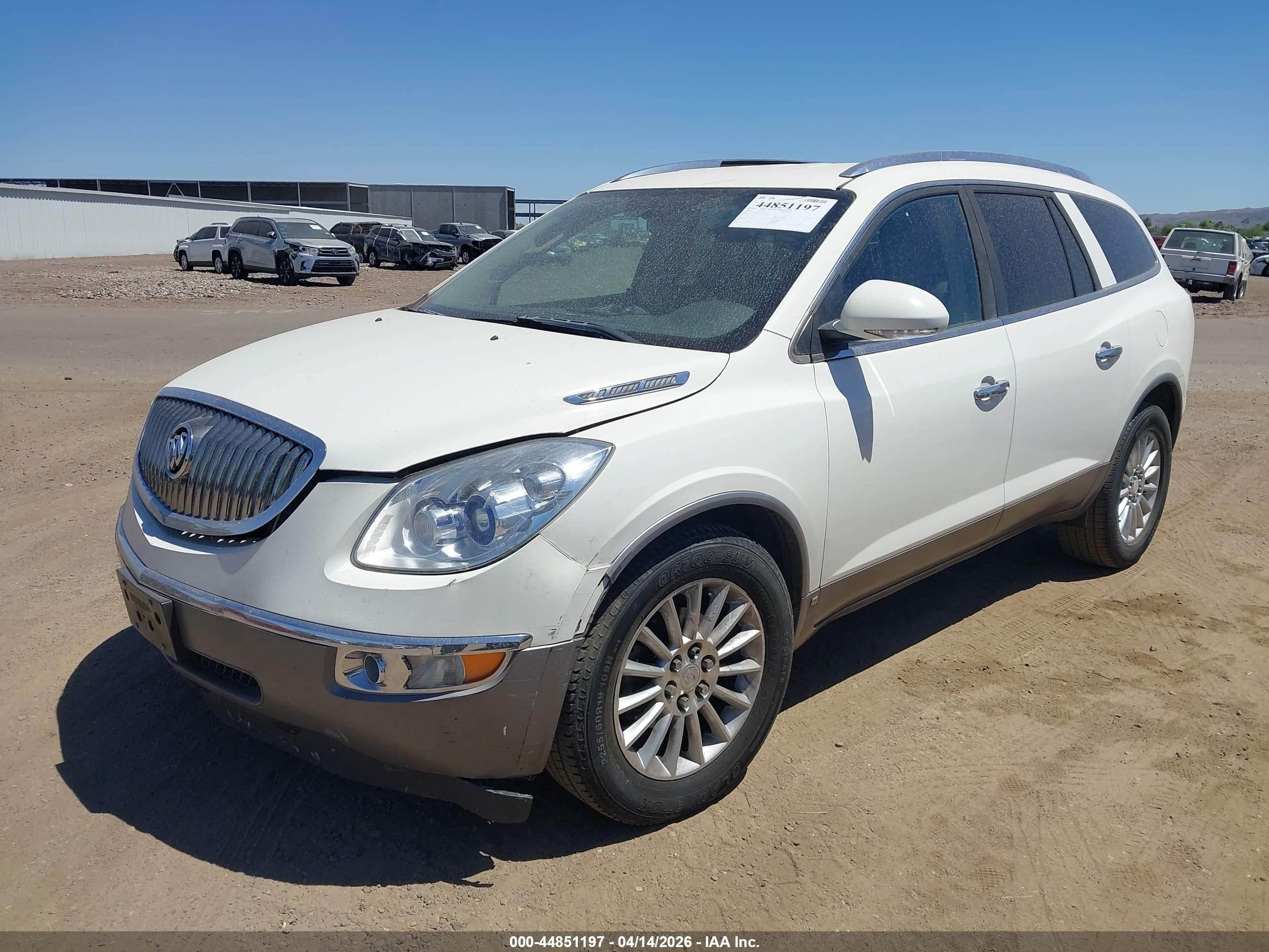 2010 Buick Enclave 1xl White vin: 5GALVBEDXAJ171471