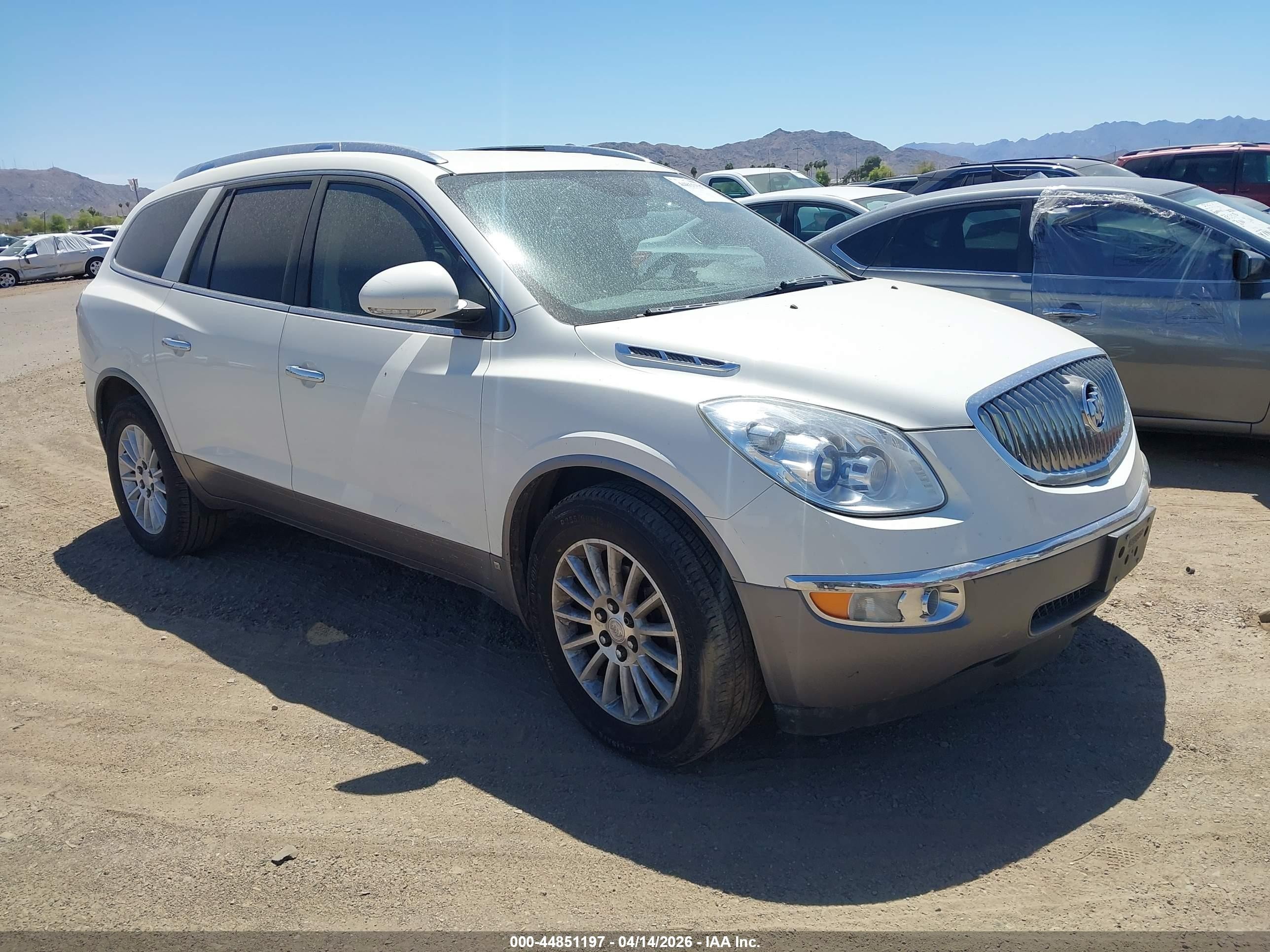2010 Buick Enclave 1xl White vin: 5GALVBEDXAJ171471