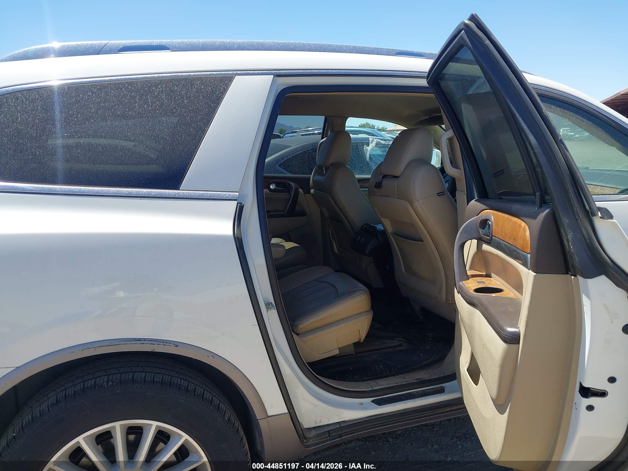 2010 Buick Enclave 1xl White vin: 5GALVBEDXAJ171471