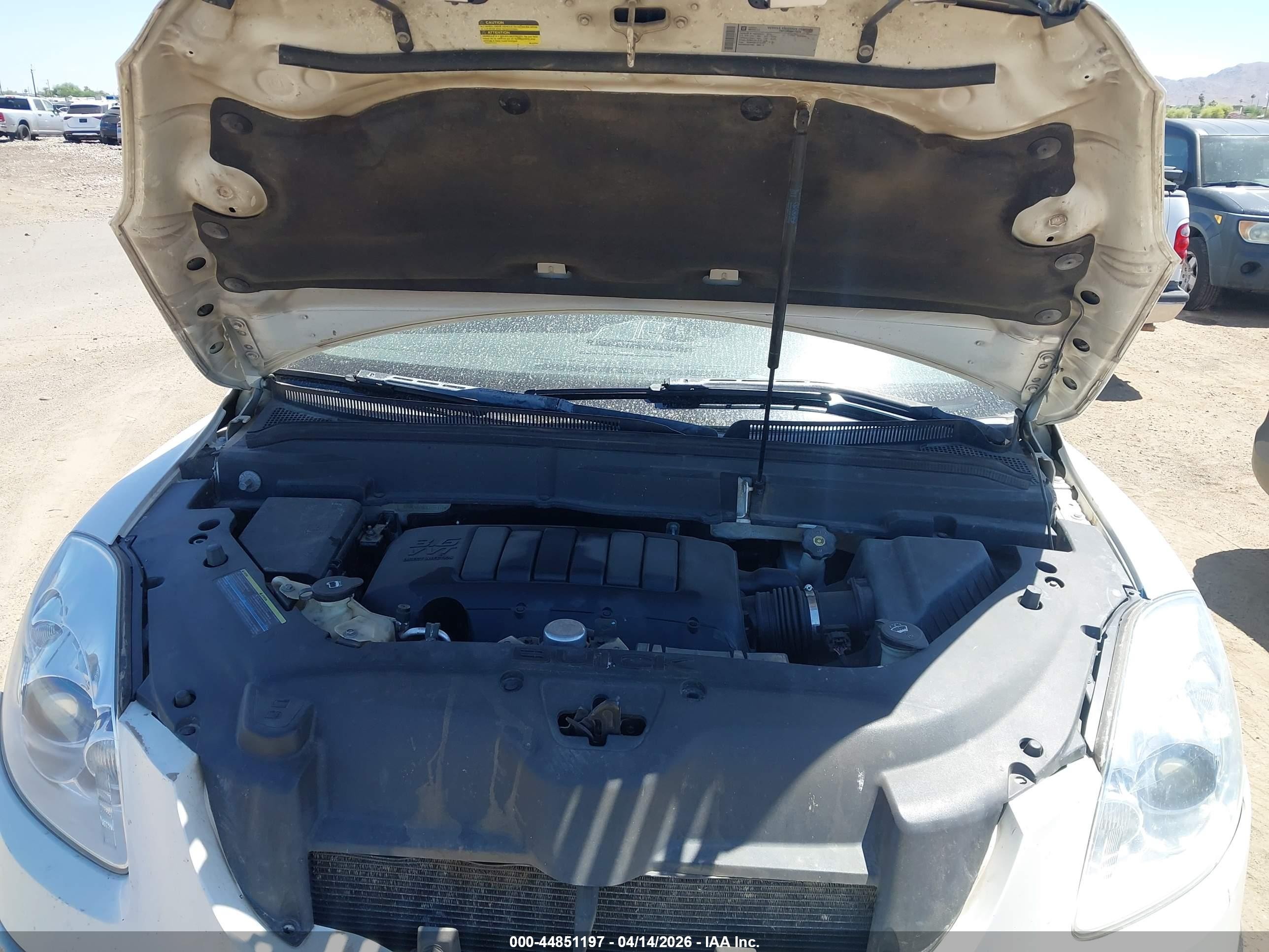 2010 Buick Enclave 1xl White vin: 5GALVBEDXAJ171471