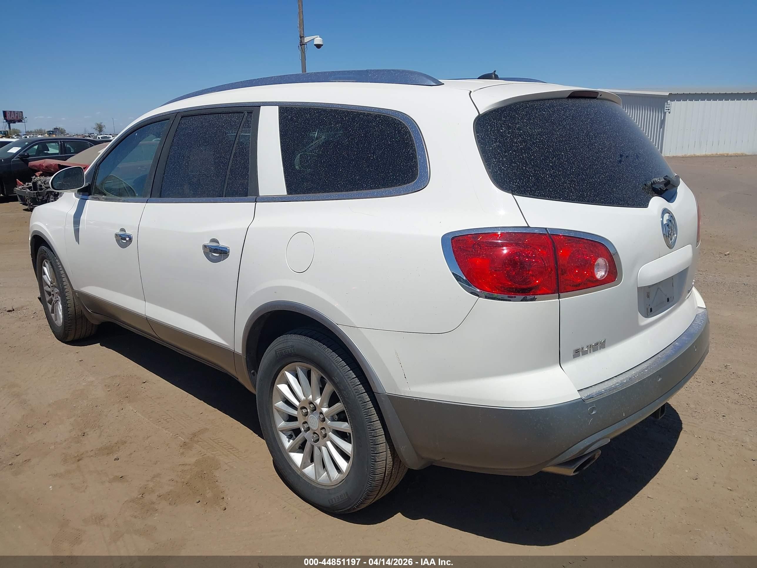 2010 Buick Enclave 1xl White vin: 5GALVBEDXAJ171471