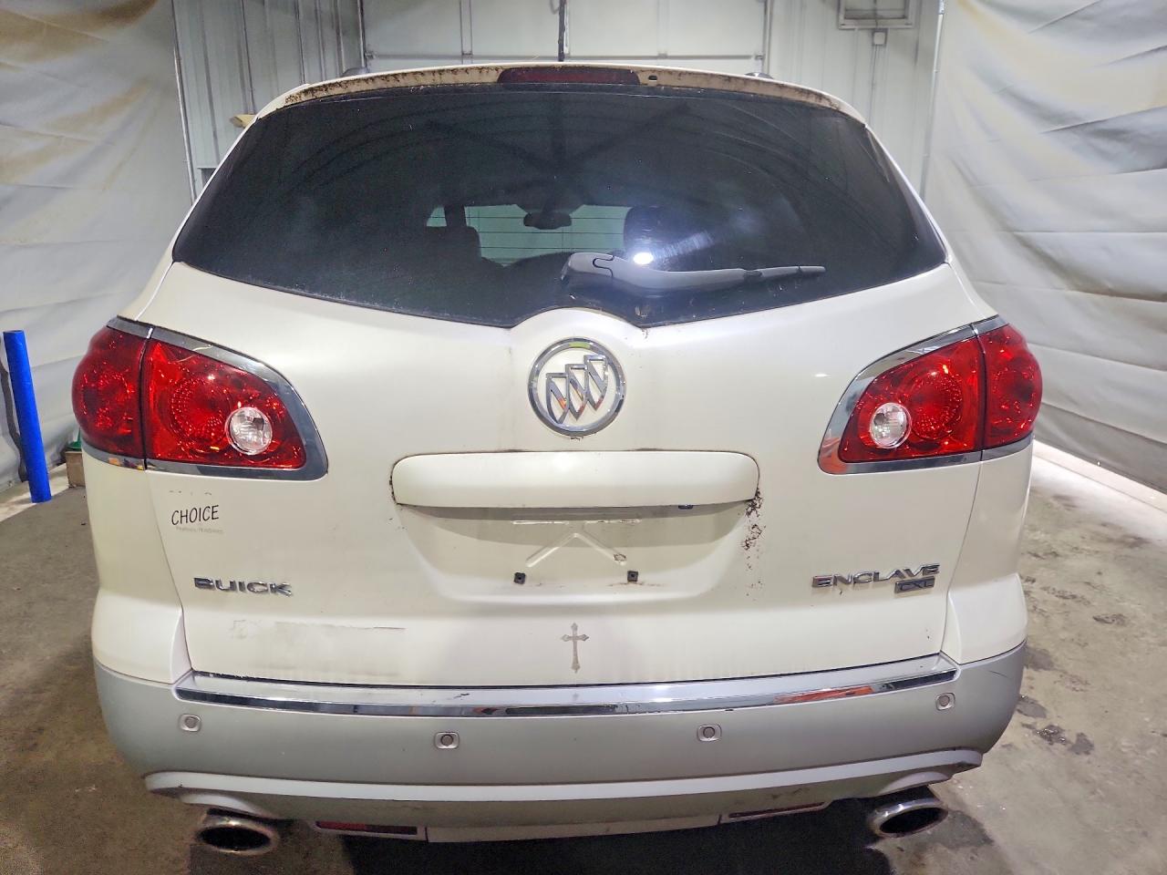 2010 Buick Enclave Cxl White vin: 5GALVCED0AJ150893