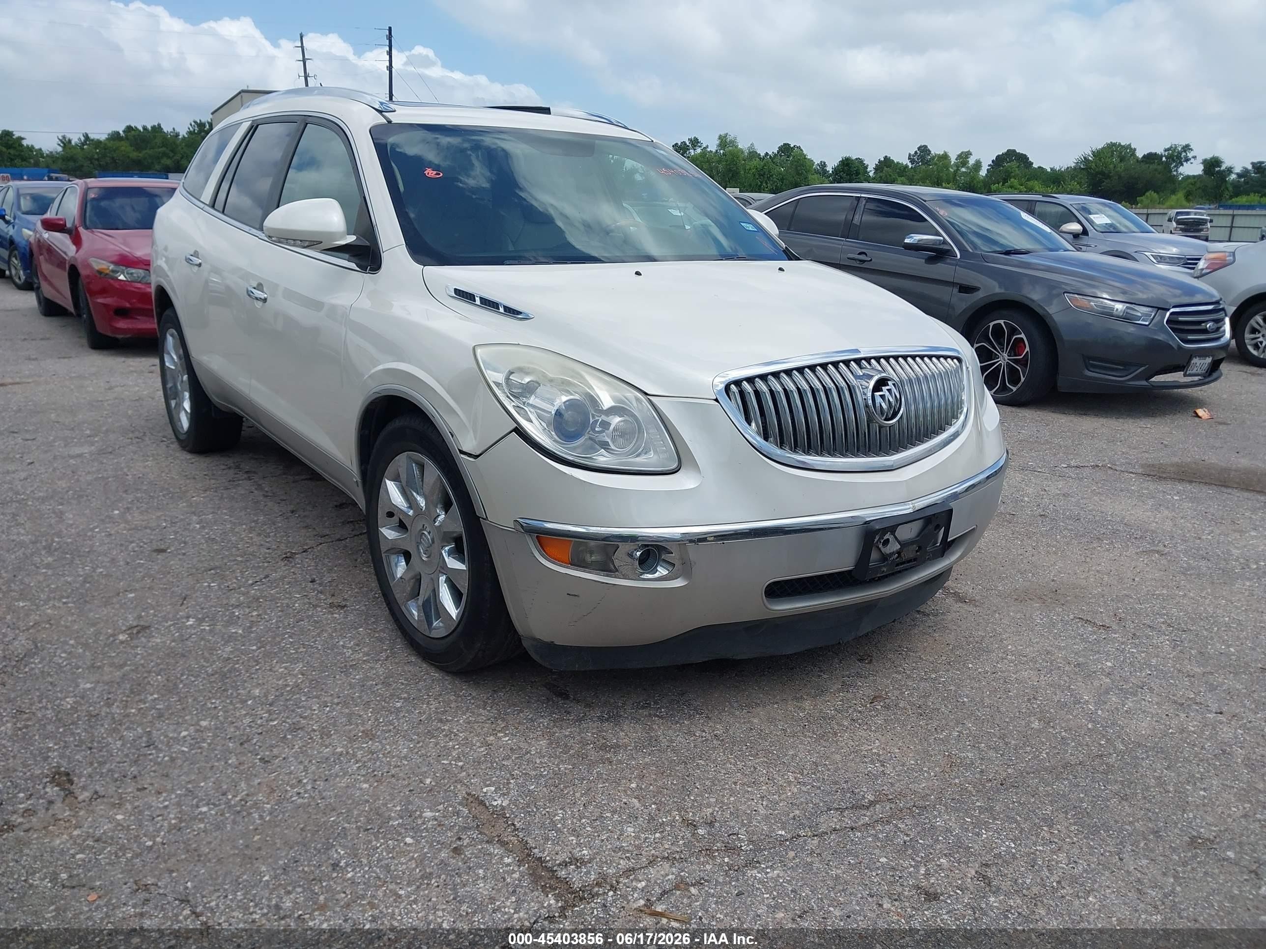 2010 Buick Enclave 2xl Cream vin: 5GALVCED0AJ153566