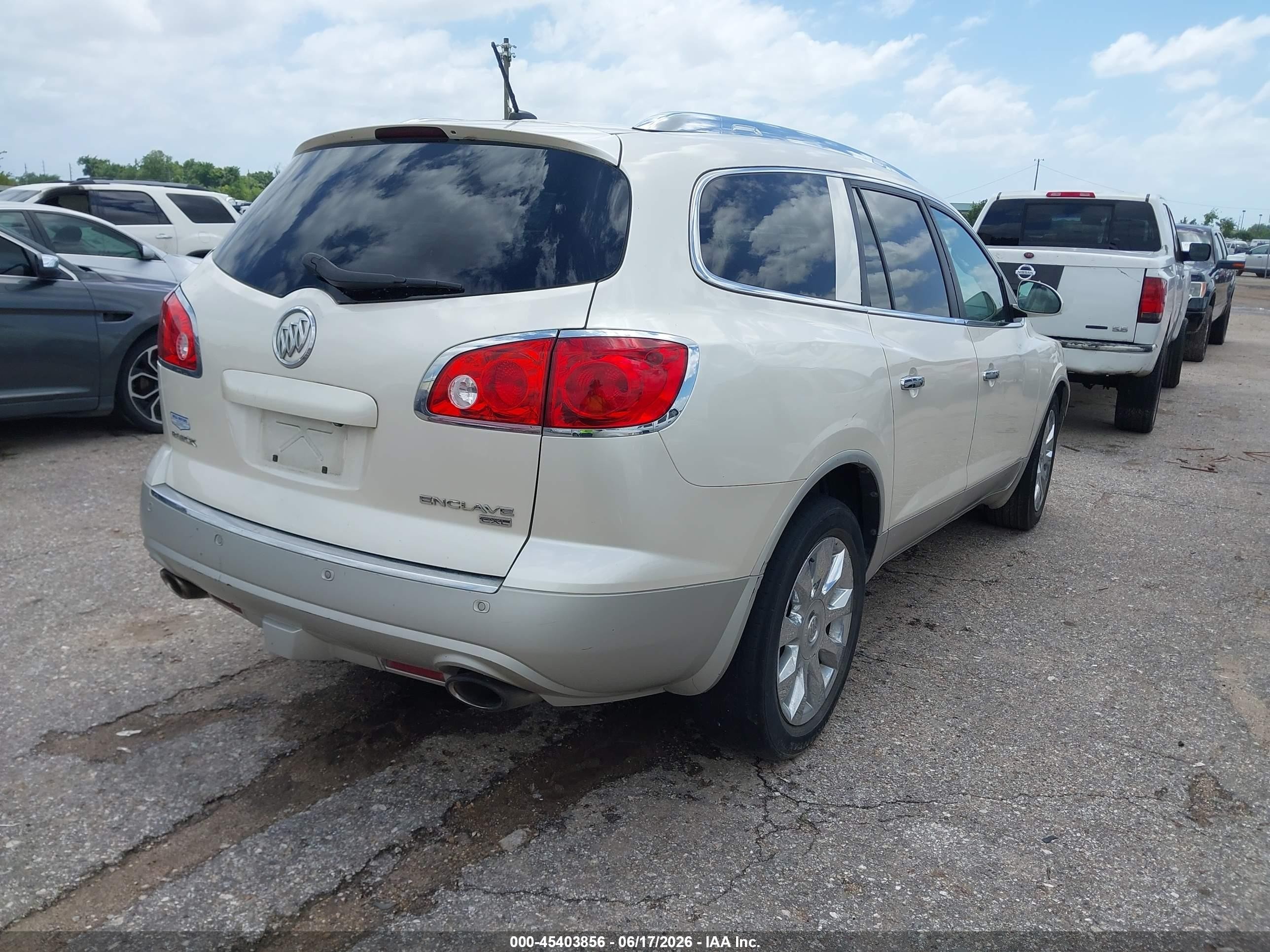 2010 Buick Enclave 2xl Cream vin: 5GALVCED0AJ153566