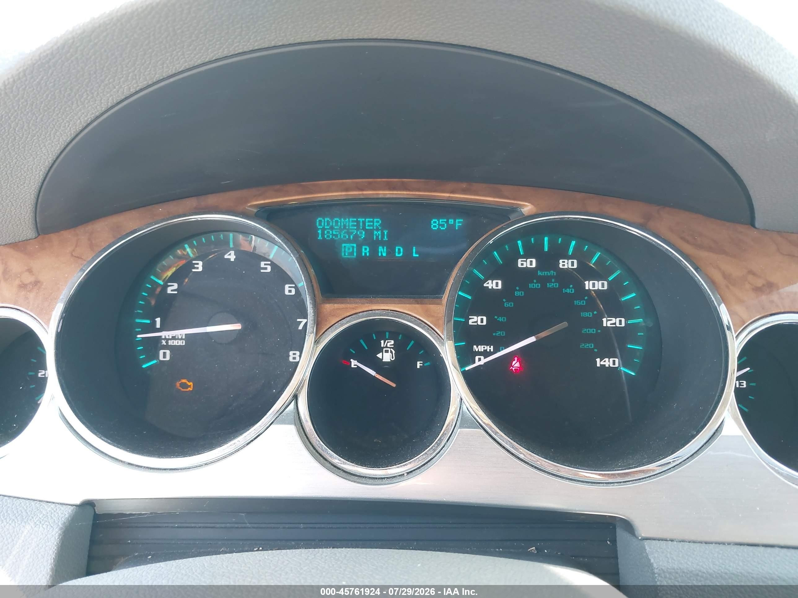 2010 Buick Enclave 2xl Silver vin: 5GALVCED1AJ219977