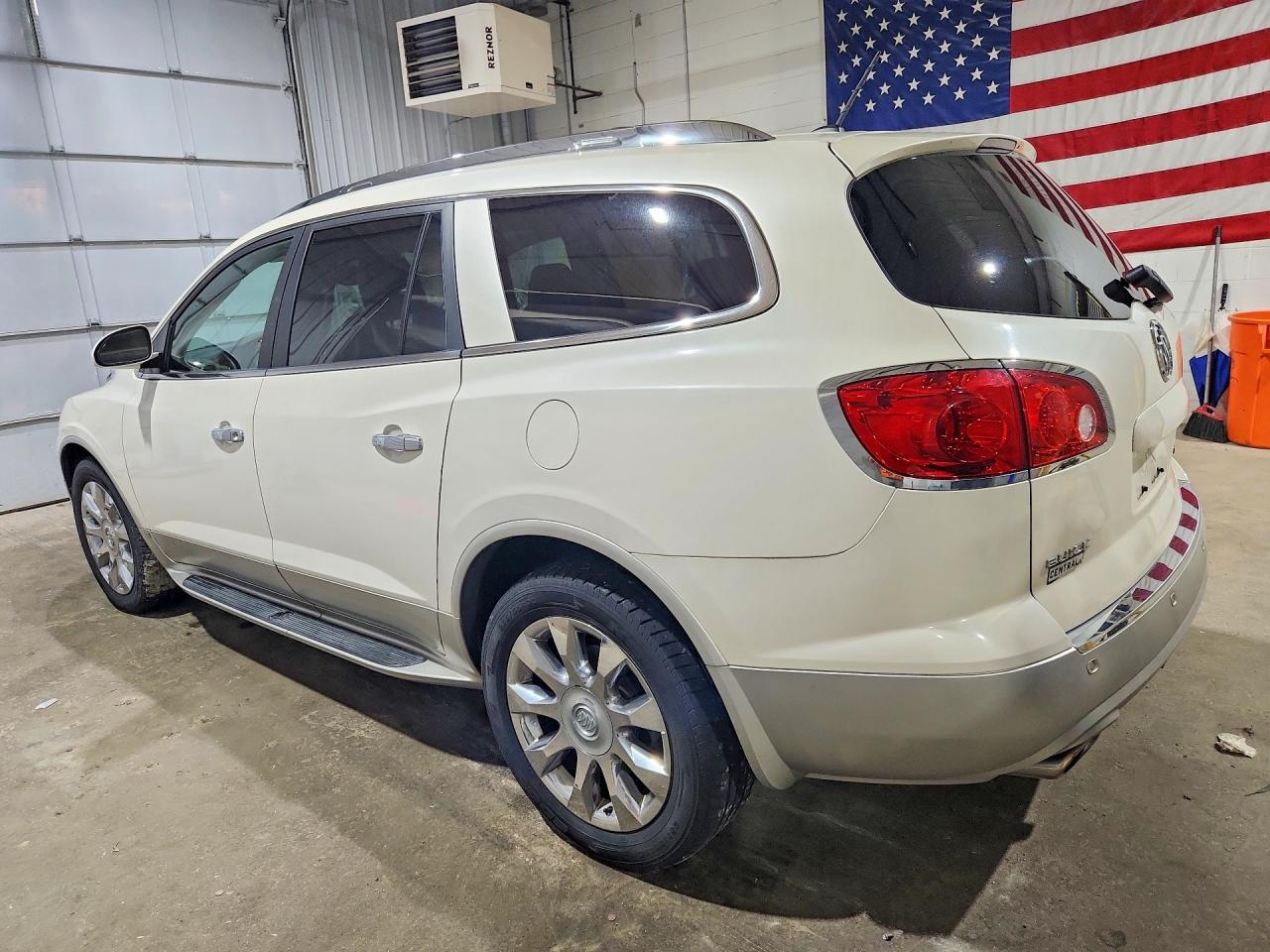 2010 Buick Enclave Cxl White vin: 5GALVCED3AJ256044