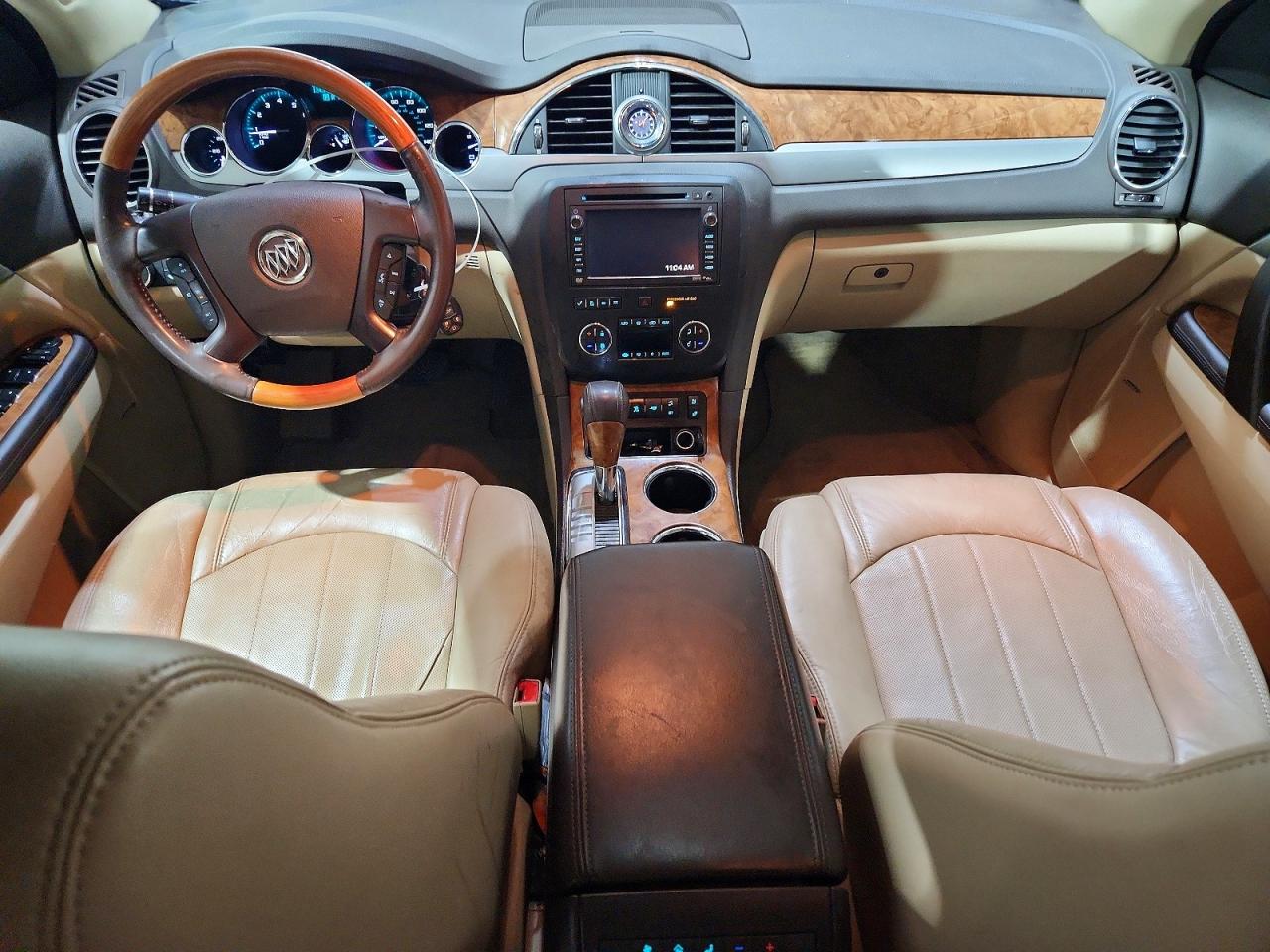 2010 Buick Enclave Cxl White vin: 5GALVCED3AJ256044