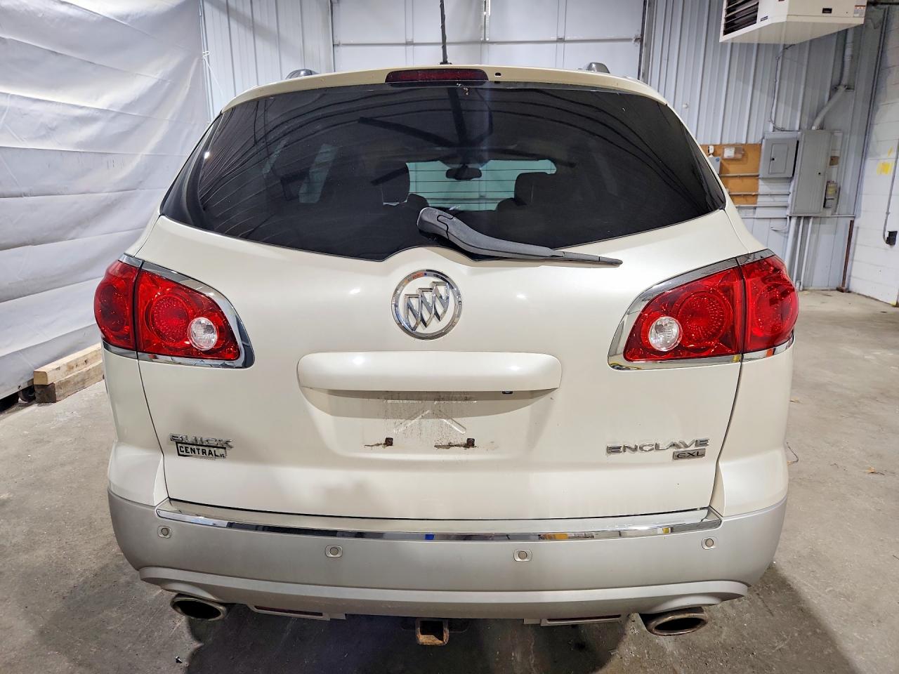 2010 Buick Enclave Cxl White vin: 5GALVCED3AJ256044