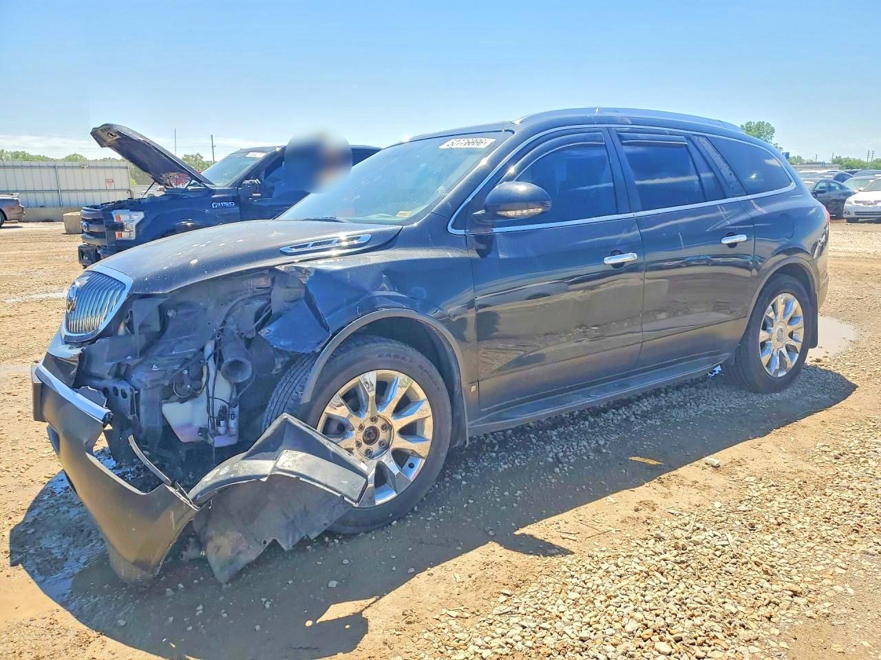 2010 Buick Enclave Cxl Black vin: 5GALVCED6AJ137307