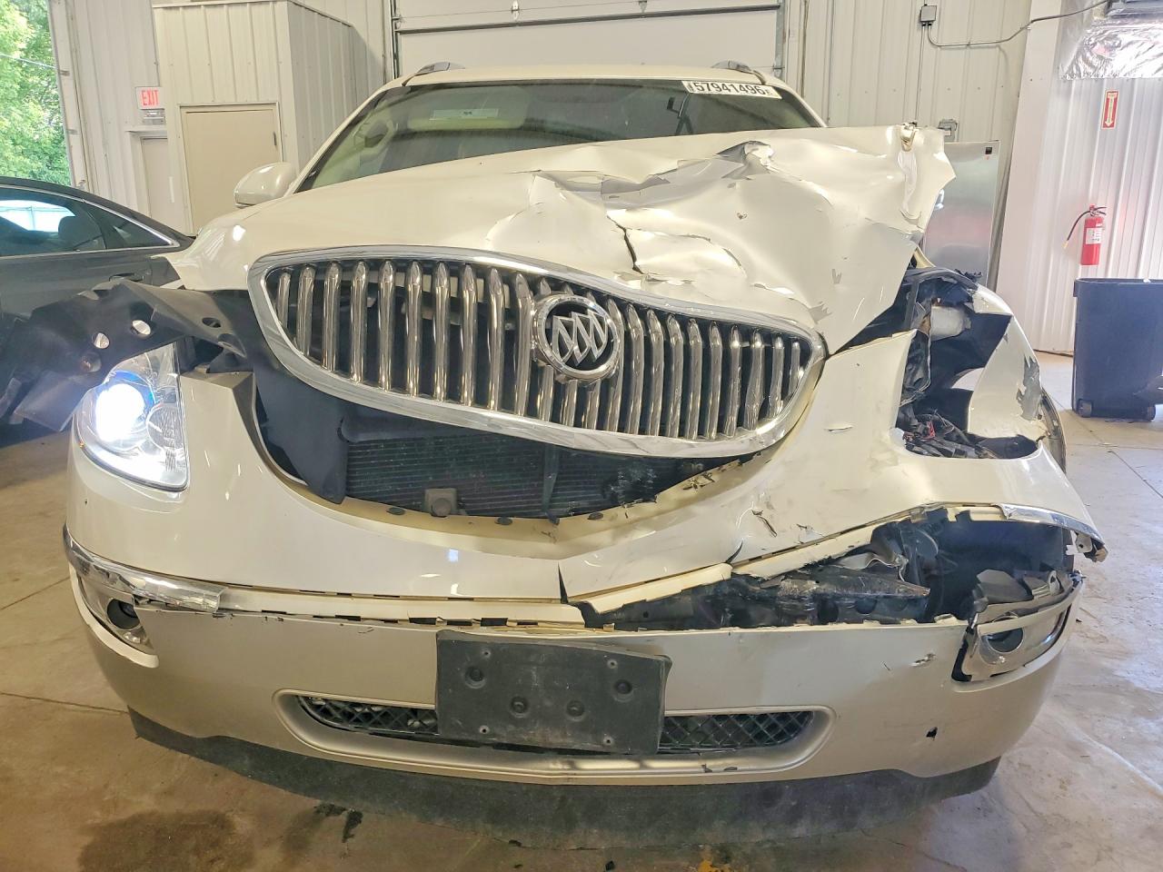 2010 Buick Enclave Cxl White vin: 5GALVCED6AJ249279