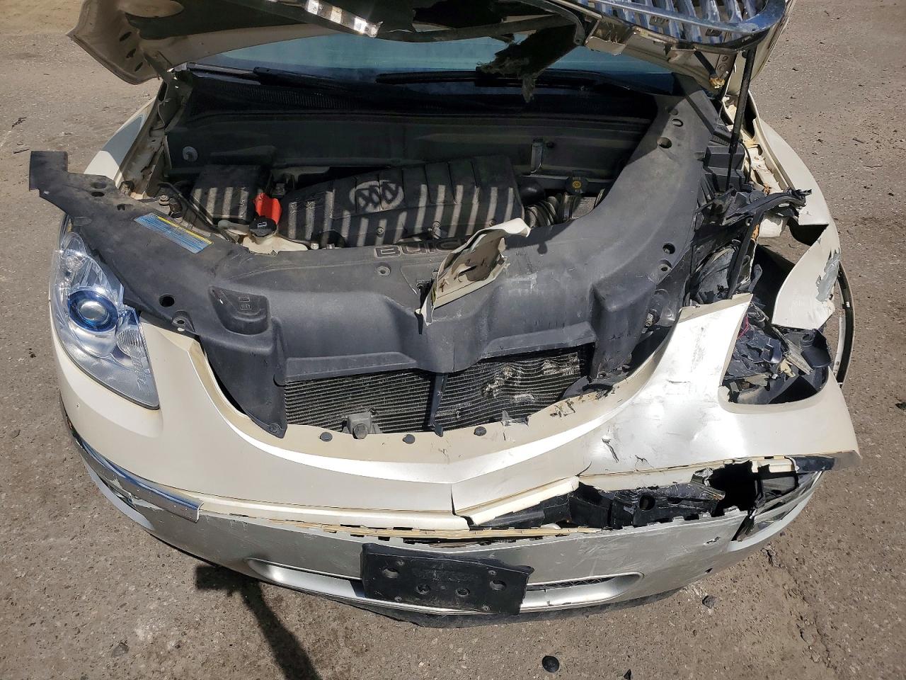 2010 Buick Enclave Cxl White vin: 5GALVCED6AJ249279