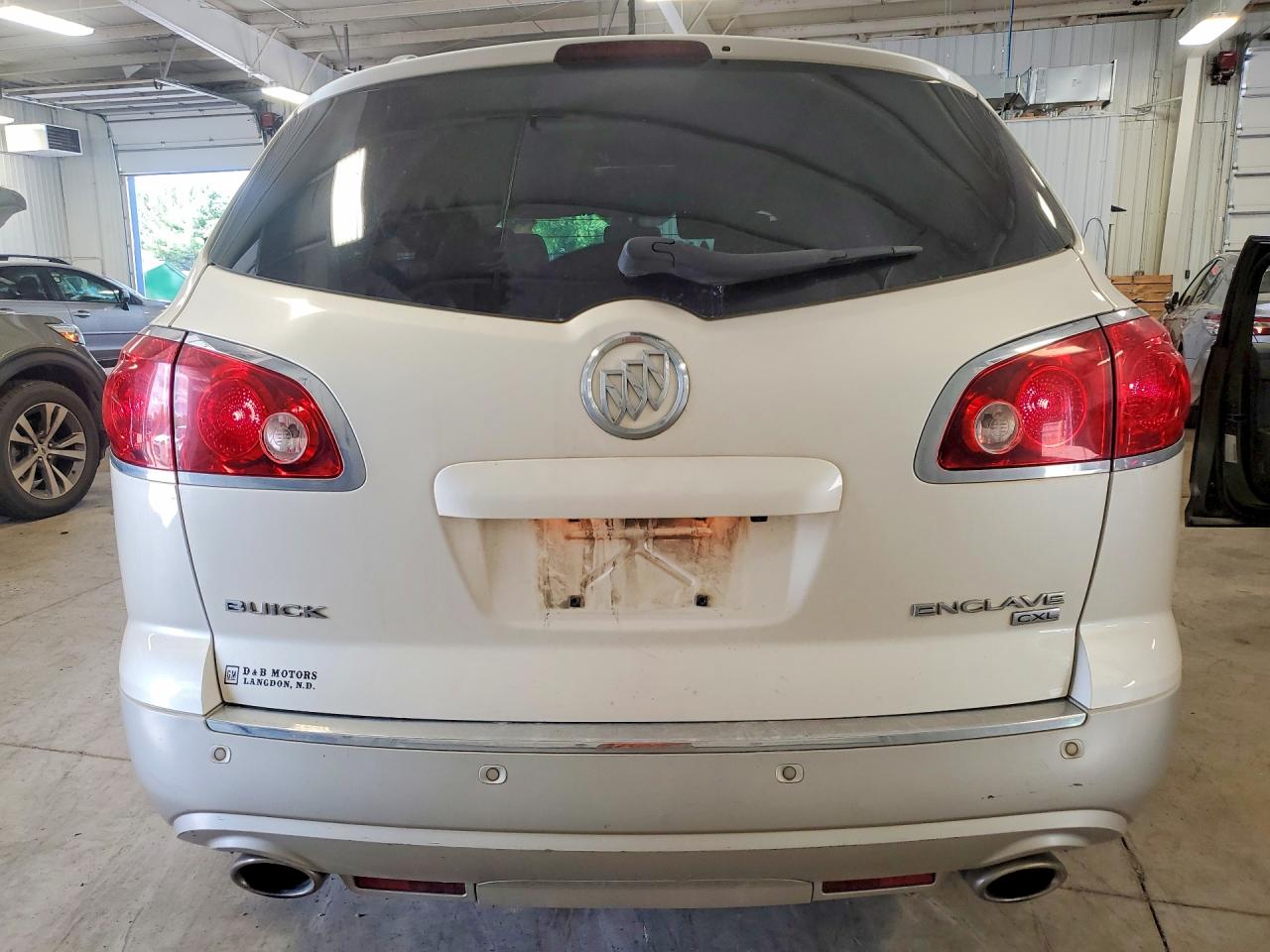 2010 Buick Enclave Cxl White vin: 5GALVCED6AJ249279