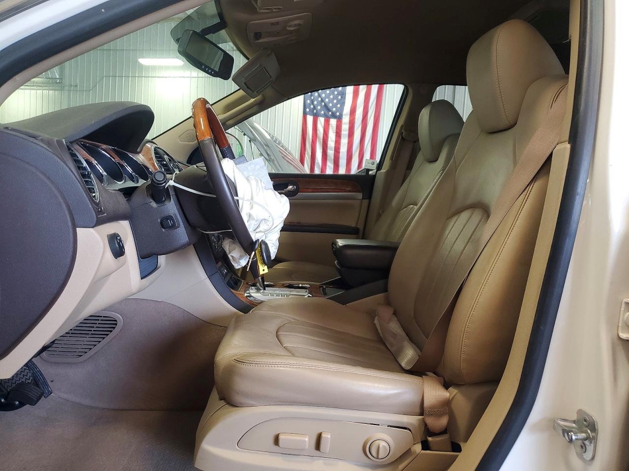 2010 Buick Enclave Cxl White vin: 5GALVCED6AJ249279