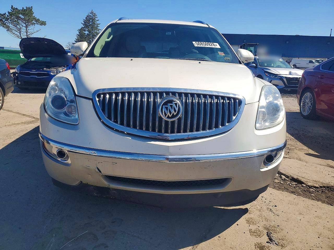 2010 Buick Enclave White vin: 5GALVCED7AJ251963