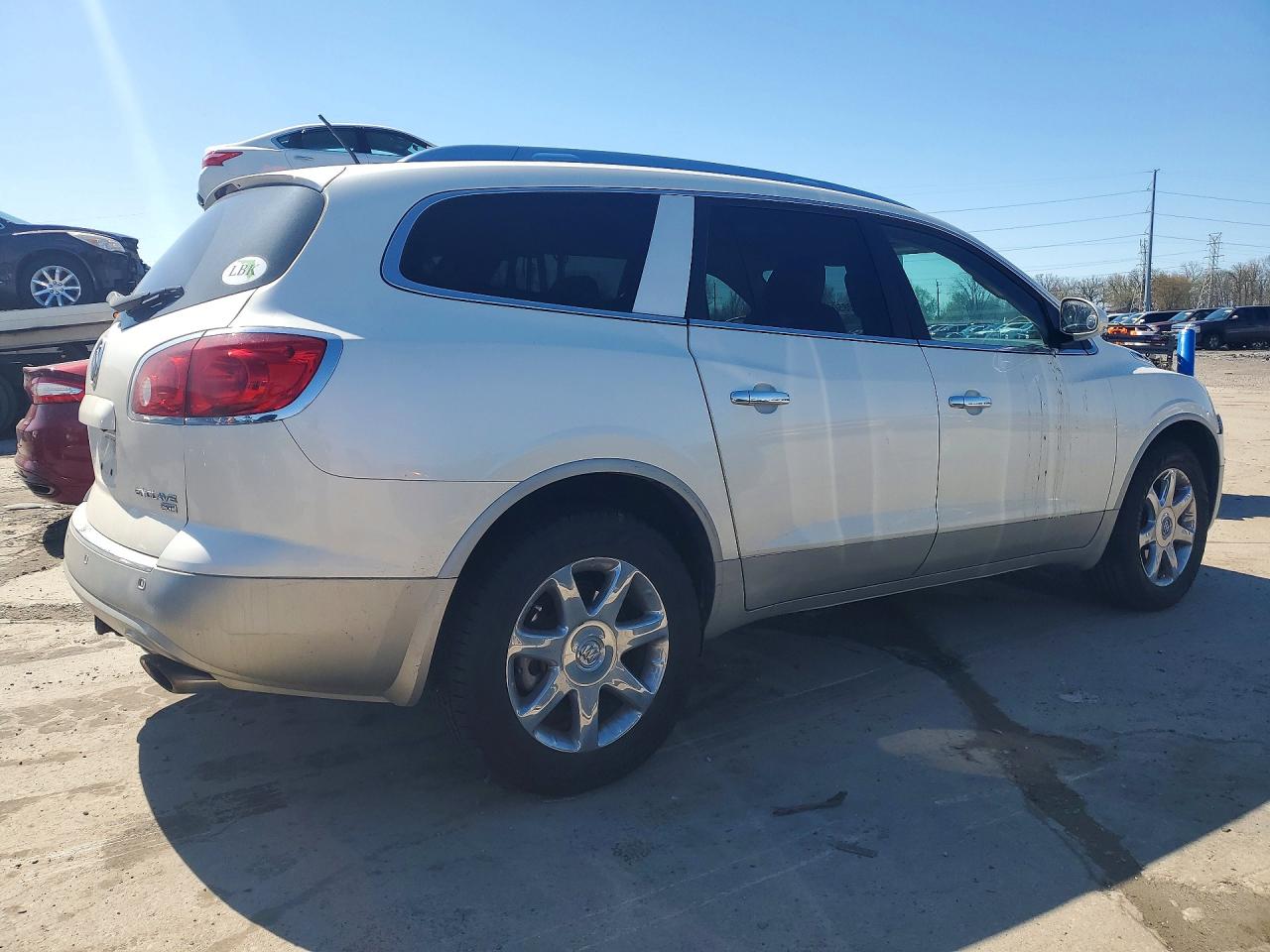 2010 Buick Enclave White vin: 5GALVCED7AJ251963