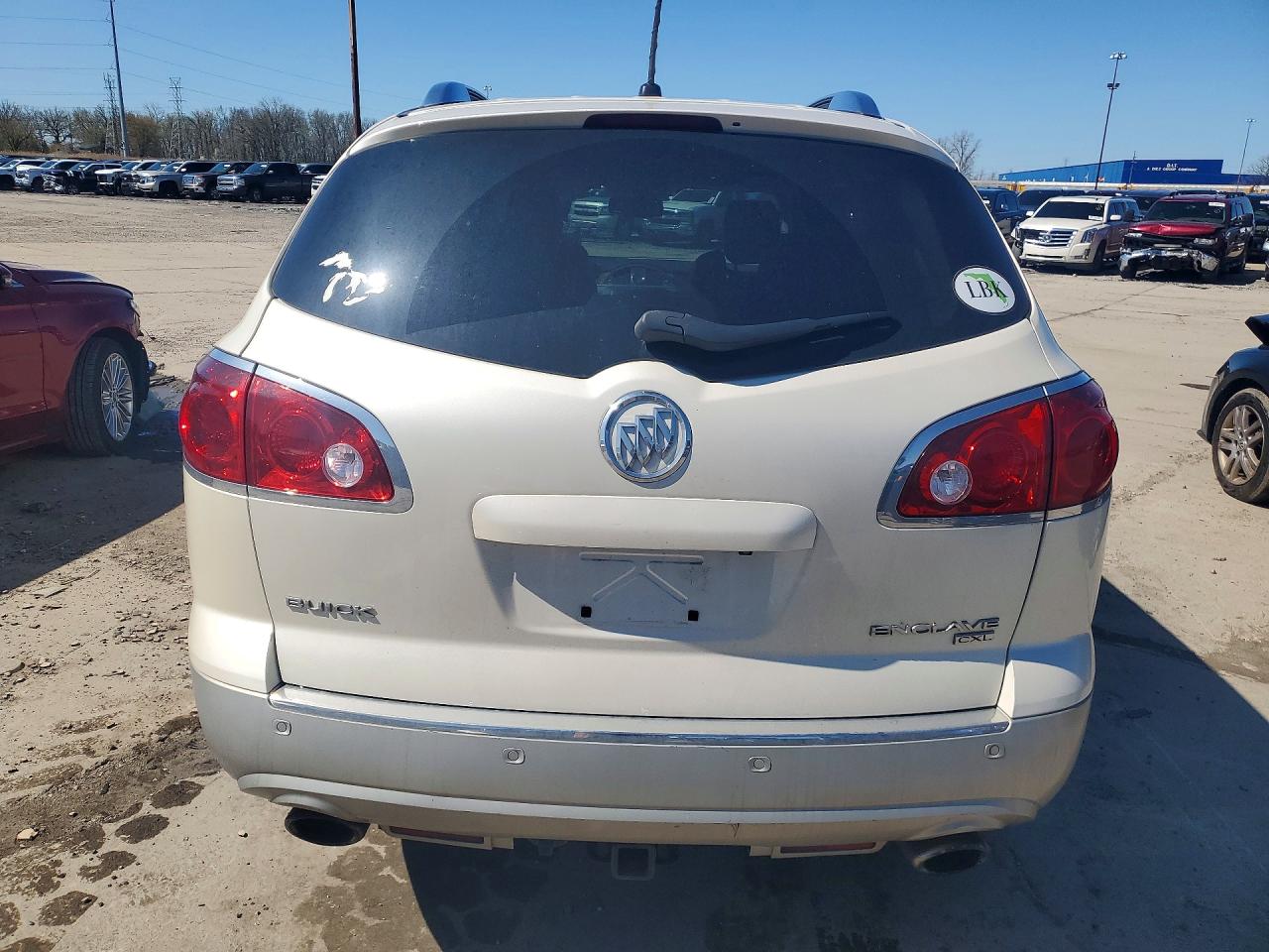 2010 Buick Enclave White vin: 5GALVCED7AJ251963