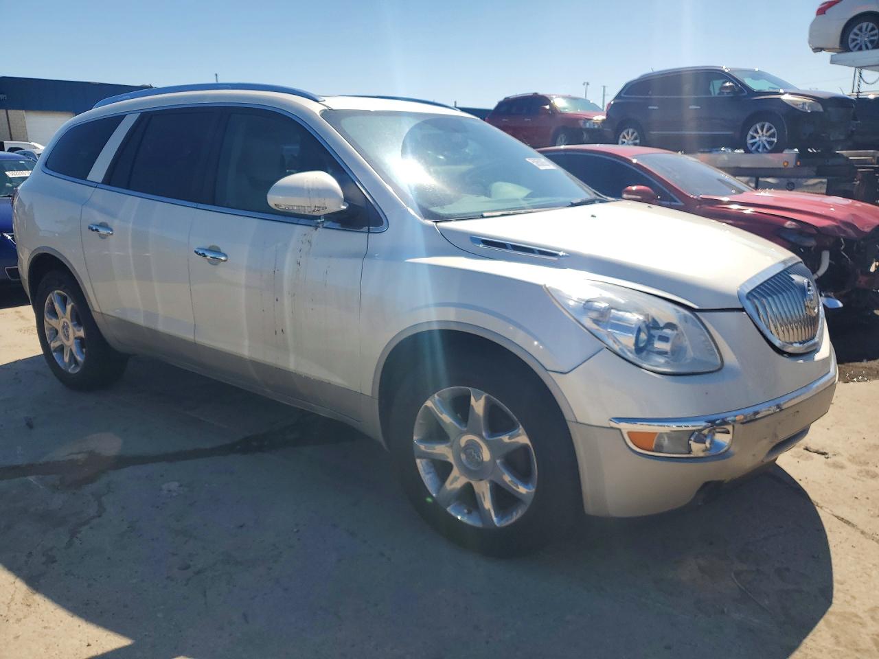 2010 Buick Enclave White vin: 5GALVCED7AJ251963