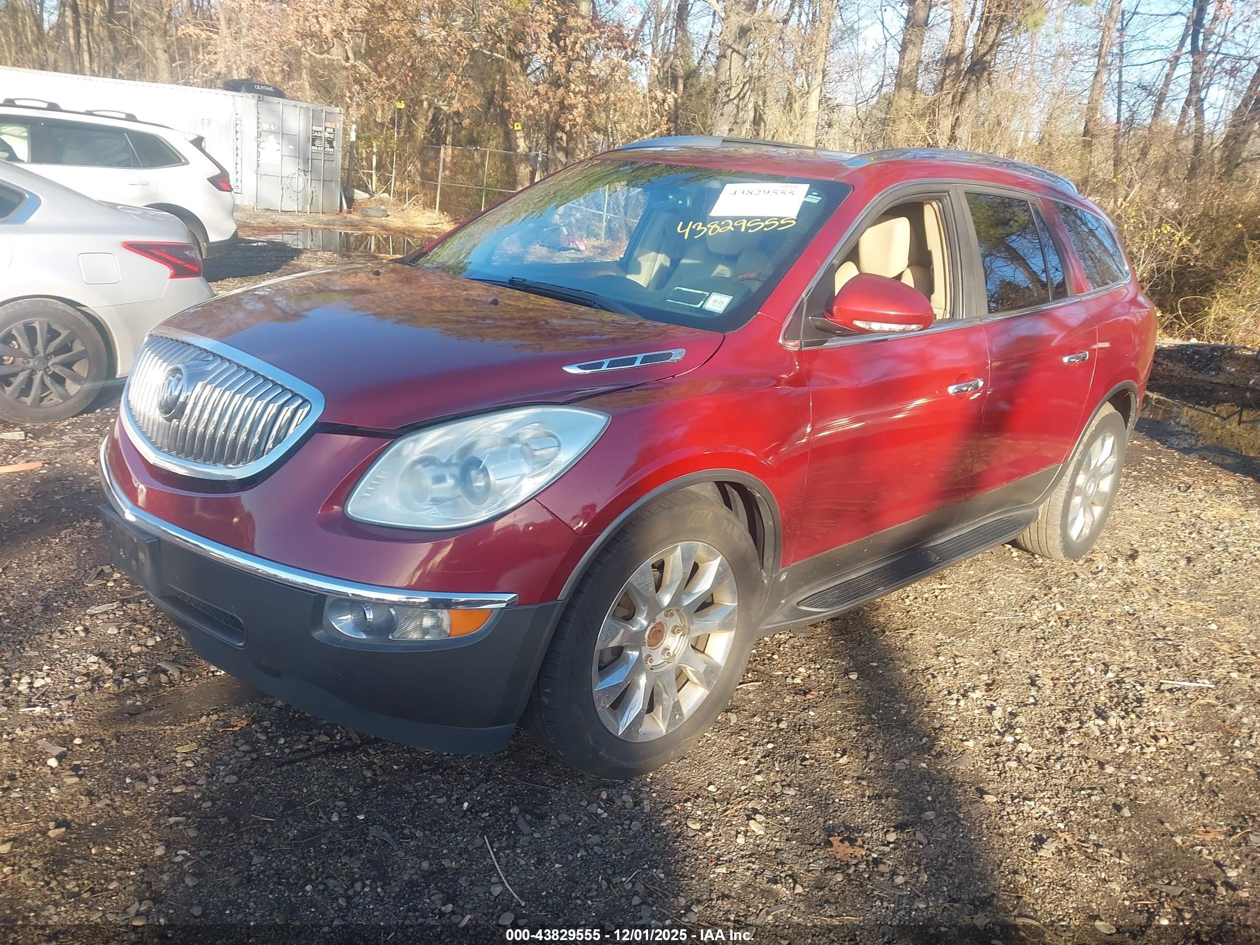 2010 Buick Enclave 2xl Red vin: 5GALVCED8AJ178554