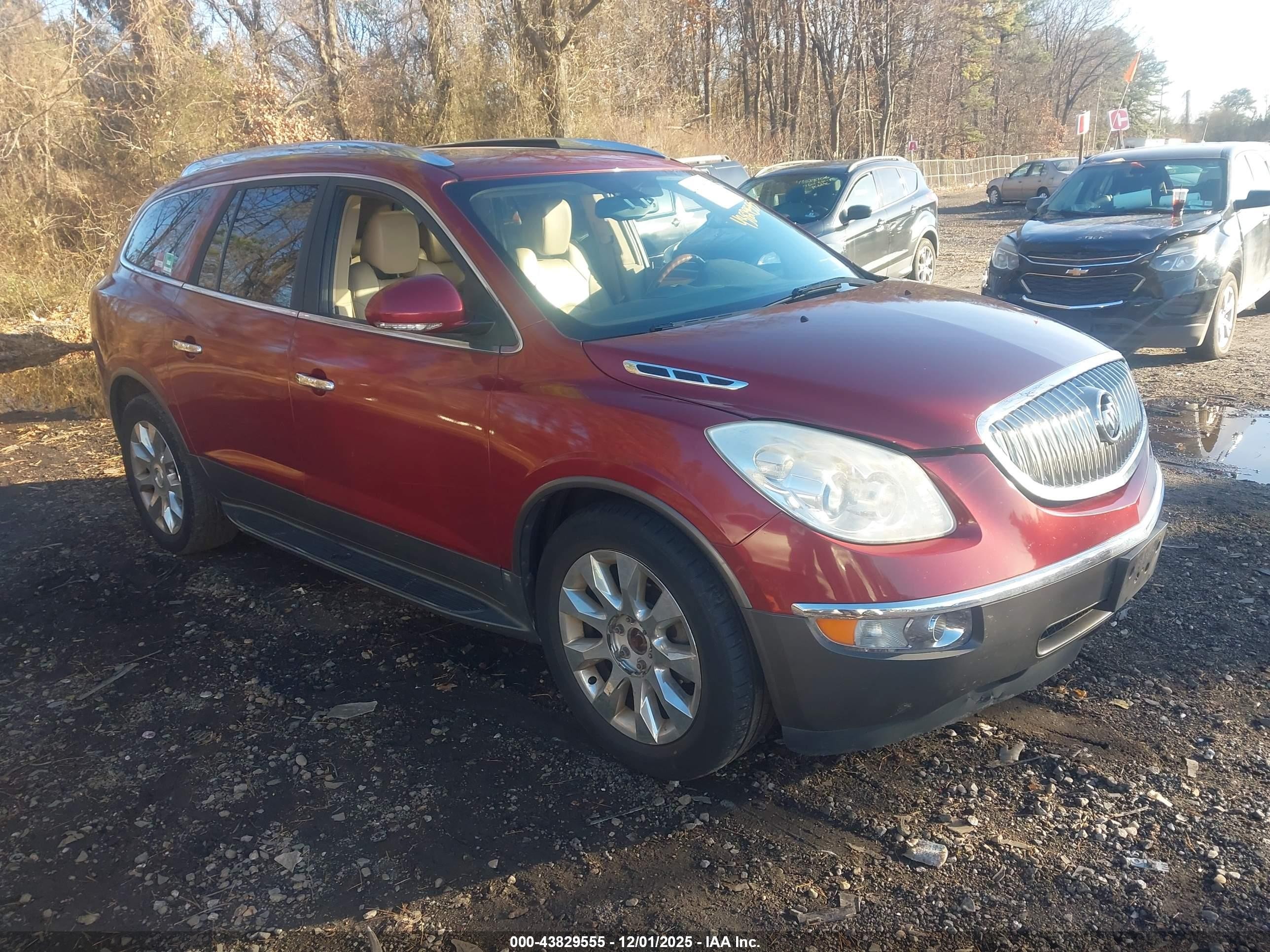 2010 Buick Enclave 2xl Red vin: 5GALVCED8AJ178554