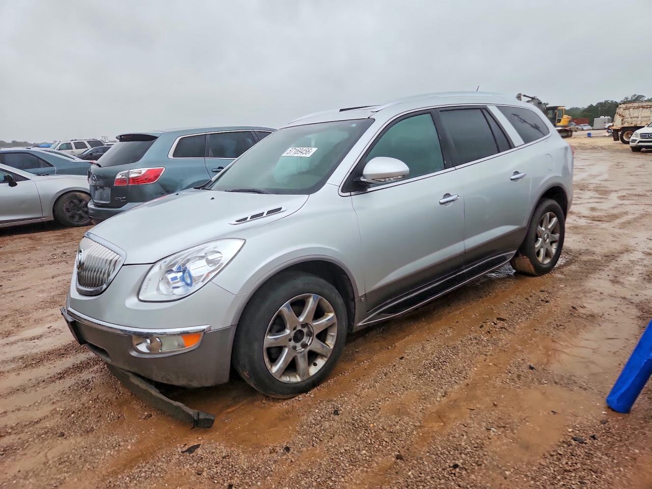 2010 Buick Enclave Cxl Silver vin: 5GALVCED8AJ196682