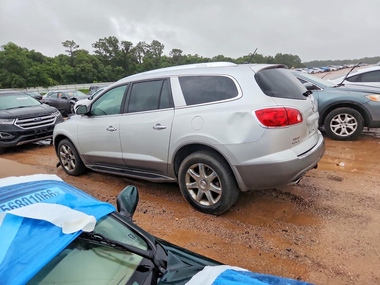2010 Buick Enclave Cxl Silver vin: 5GALVCED8AJ196682